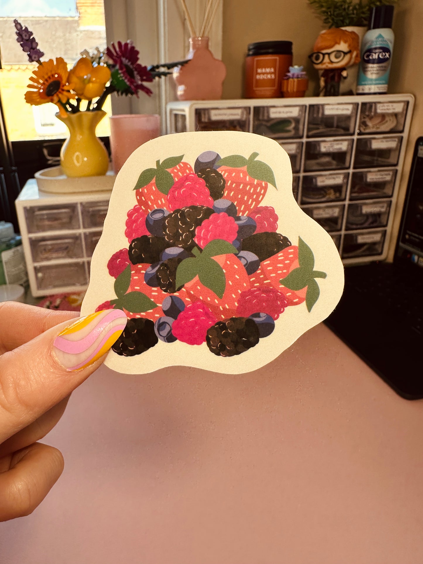 ‘A bunch of berries’ sticker