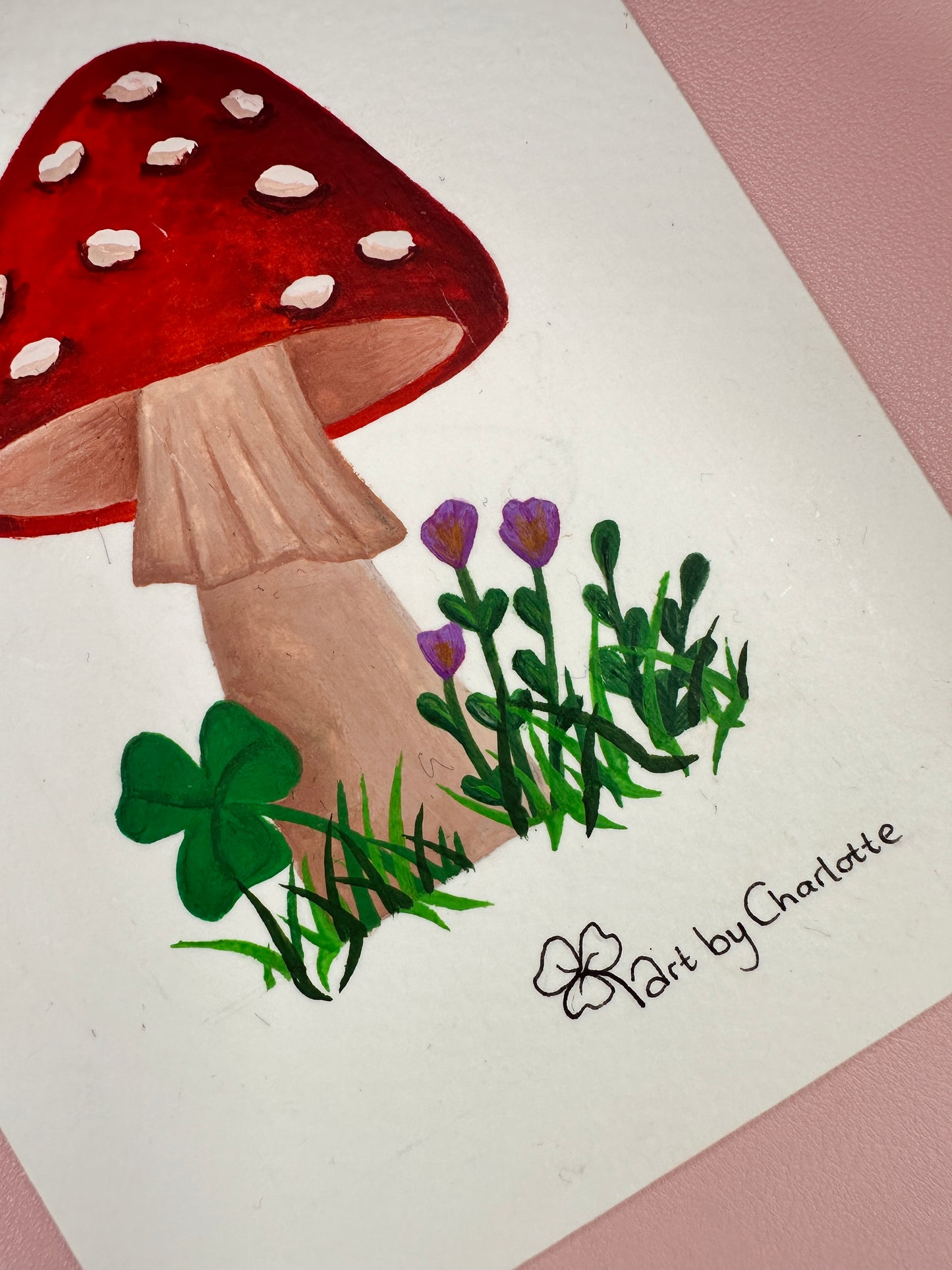 'A Little Mushroom' mini original