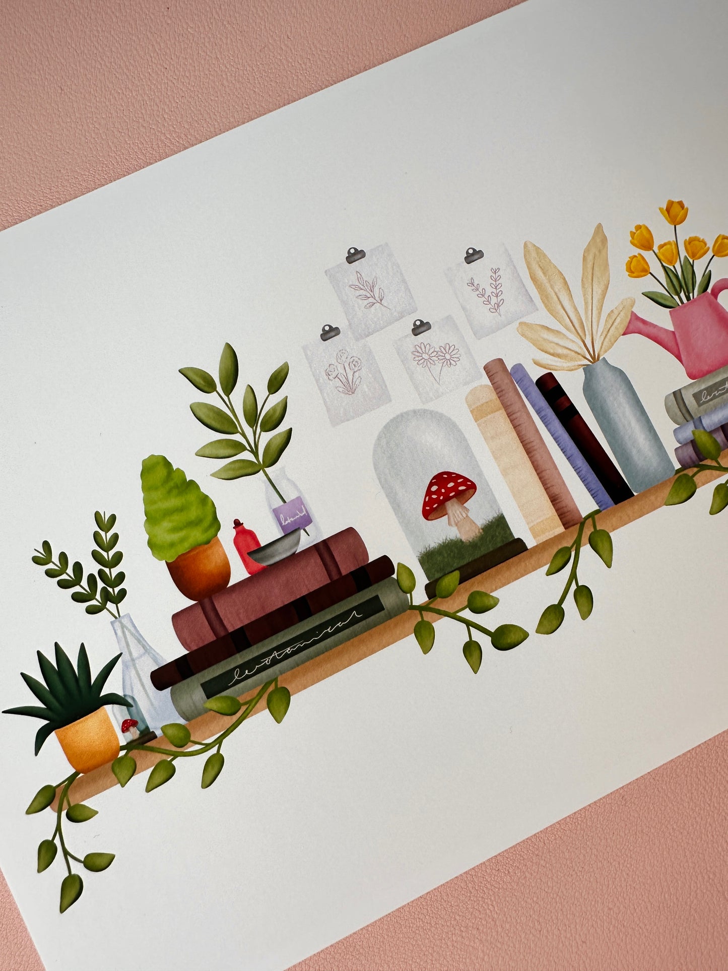 'A plant lovers shelf' Print