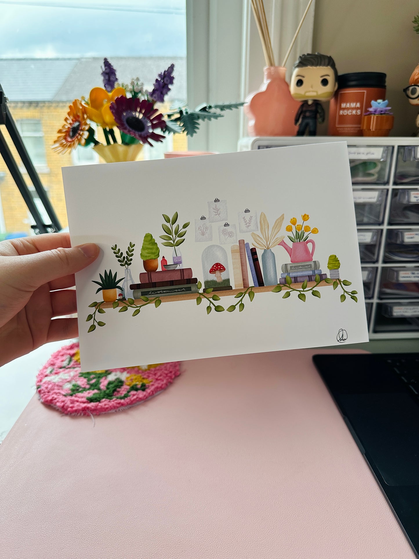 'A plant lovers shelf' Print