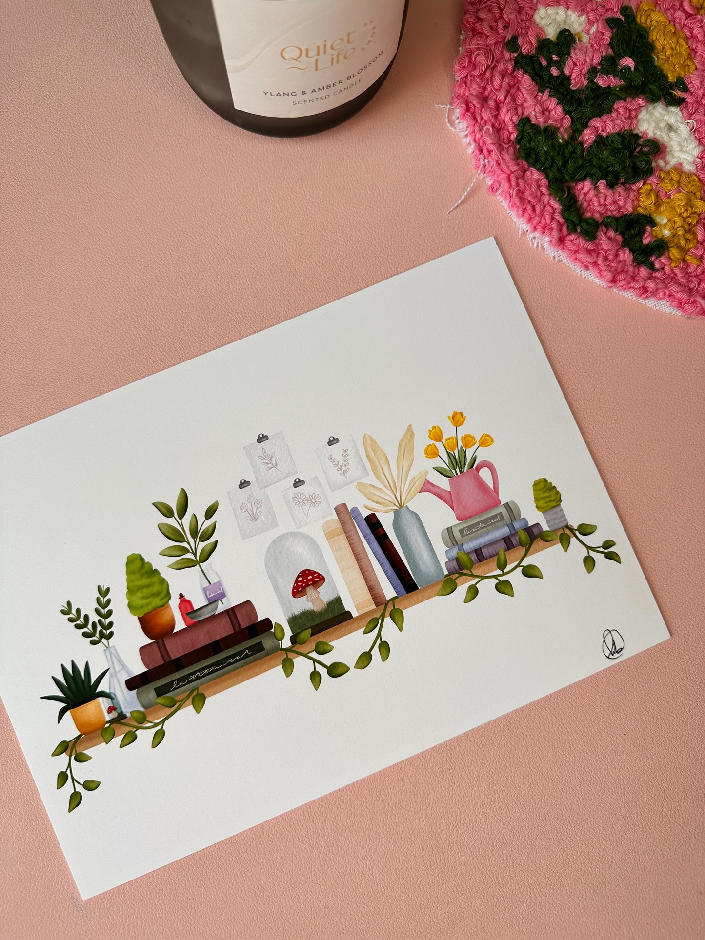 'A plant lovers shelf' Print