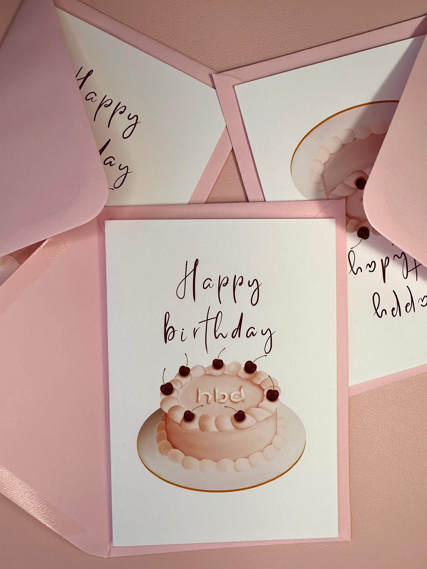 Birthday cake card