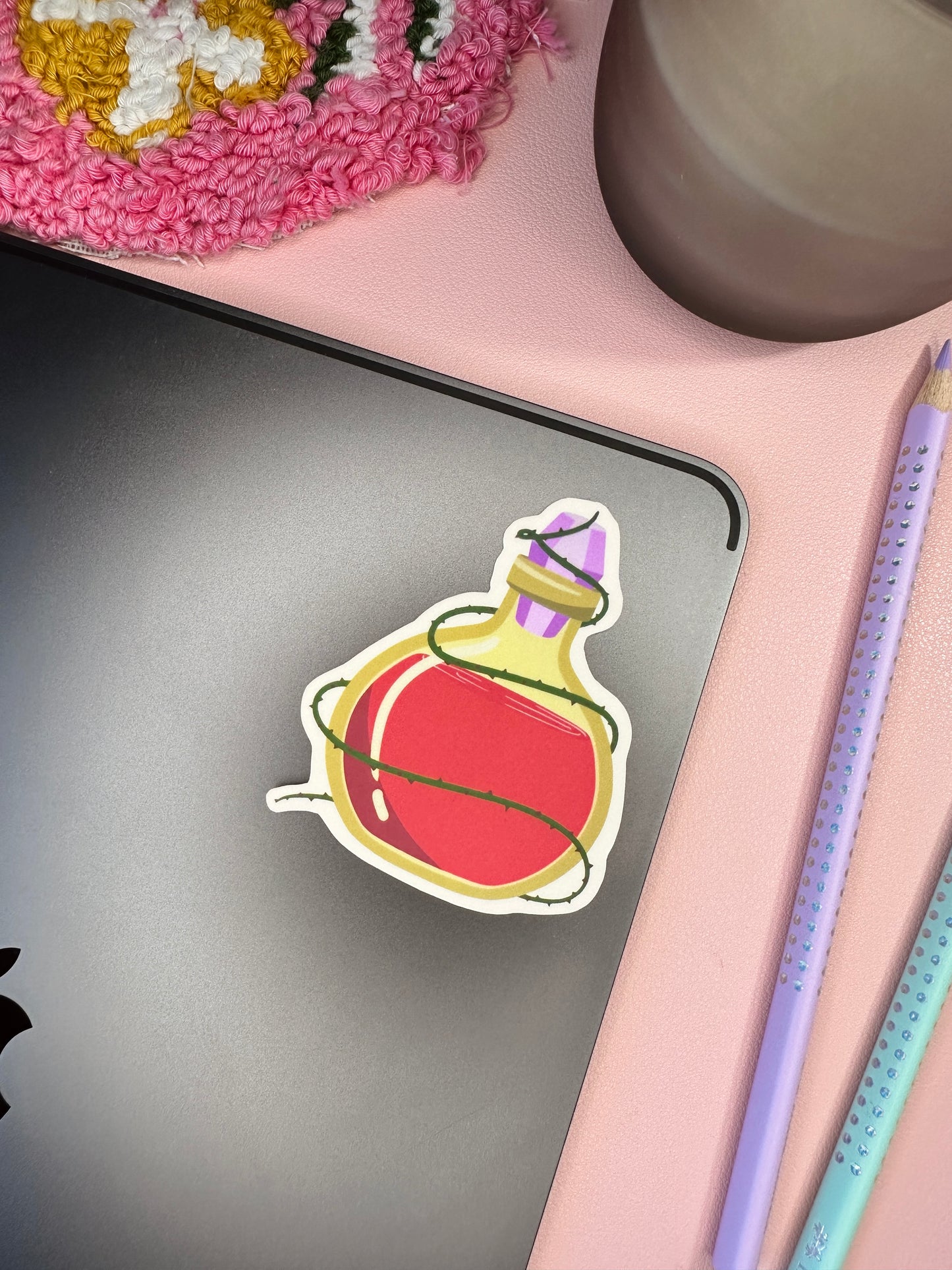 ‘Blood red potion’ sticker