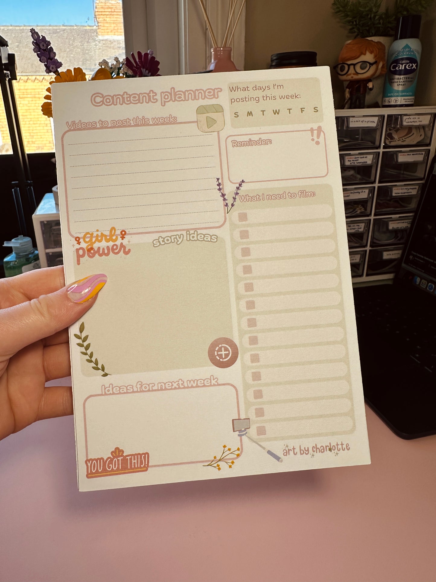 A5 Content planner