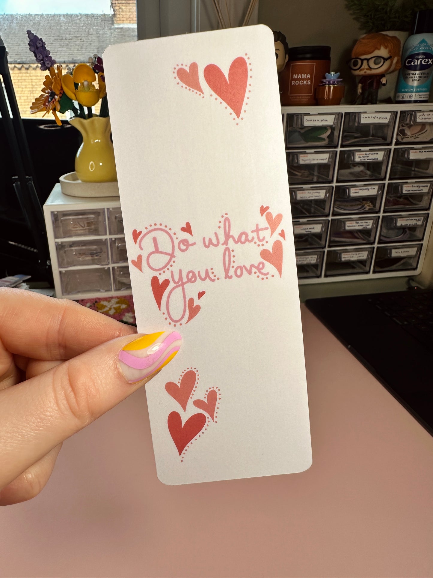 'Do what you love' bookmark