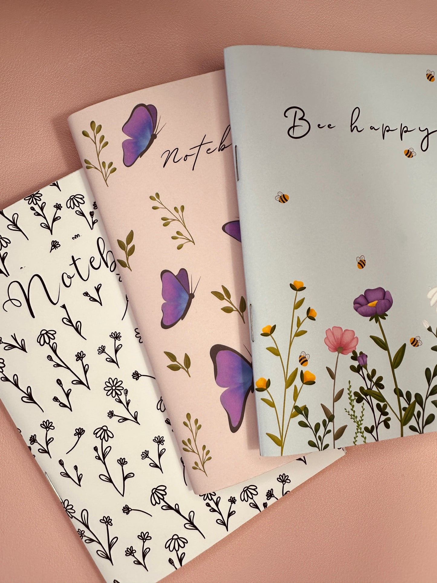 Floral notebooks - Pack of 3