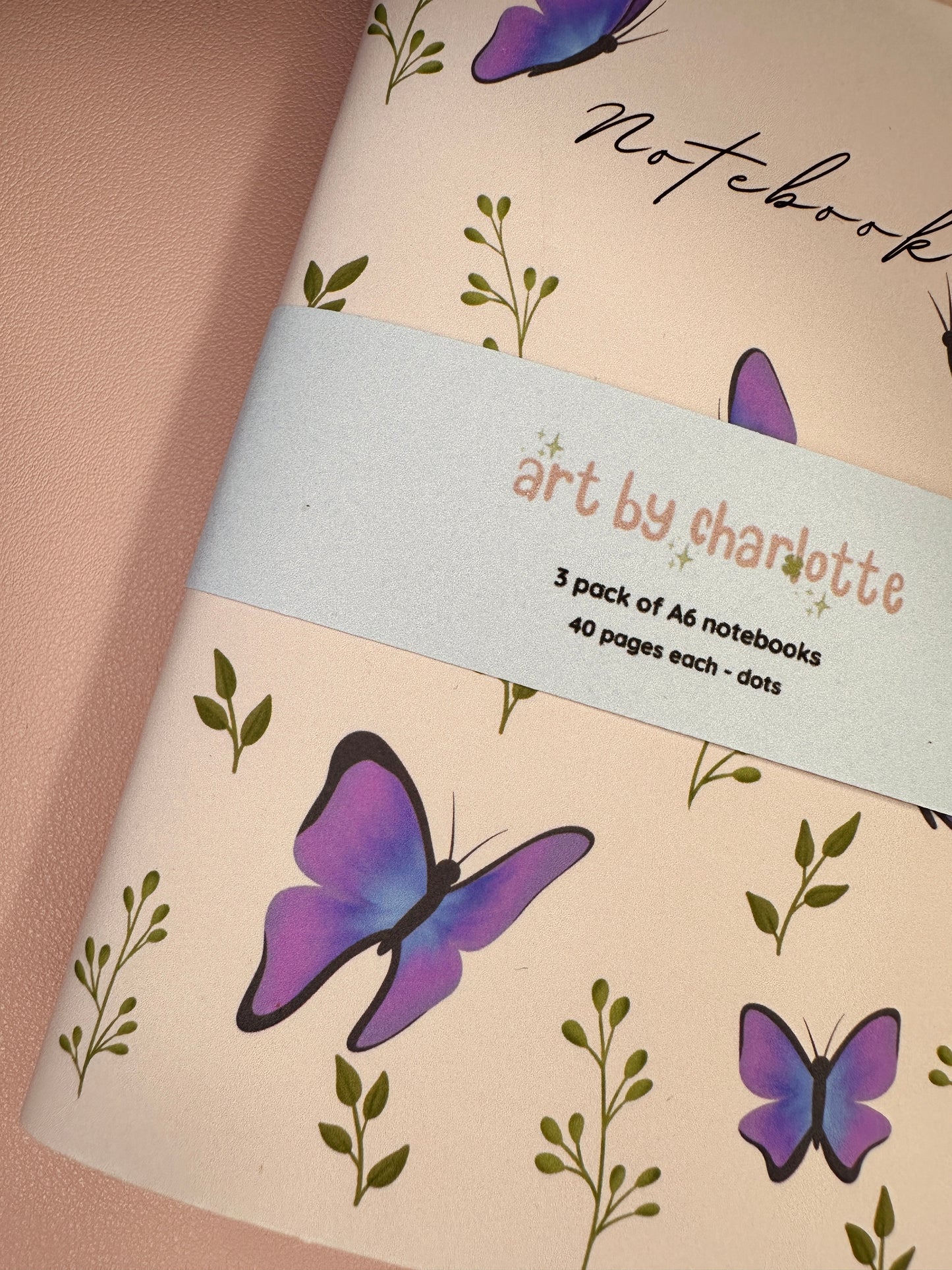 Floral notebooks - Pack of 3
