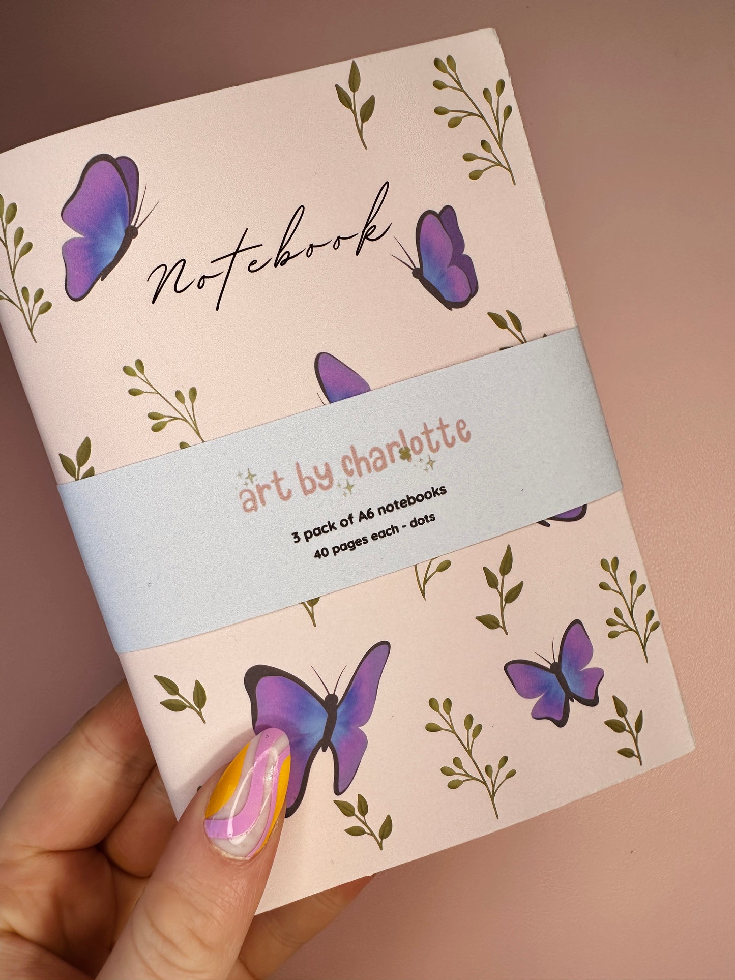 Floral notebooks - Pack of 3