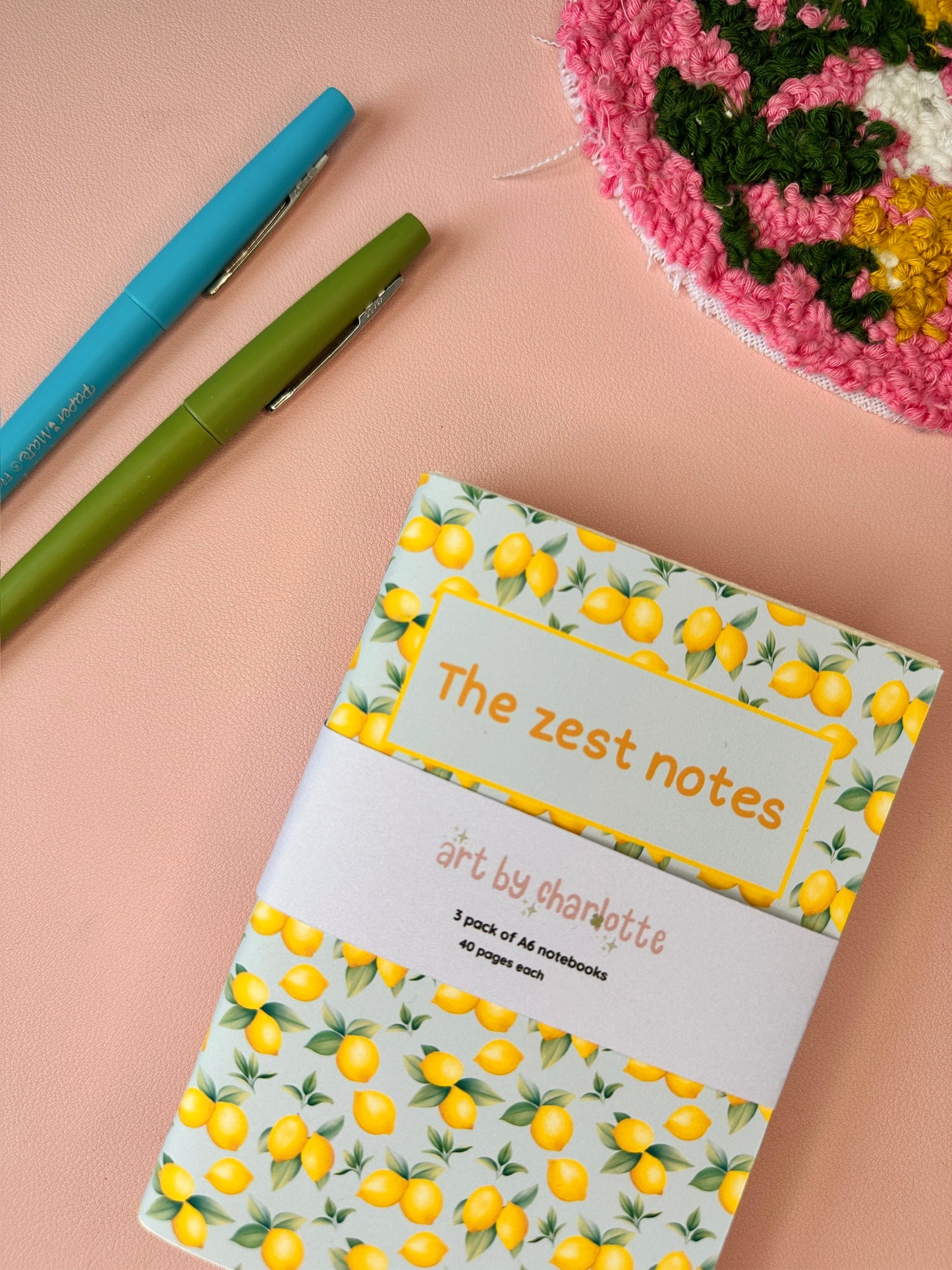 Fruity notebooks - Pack of 3