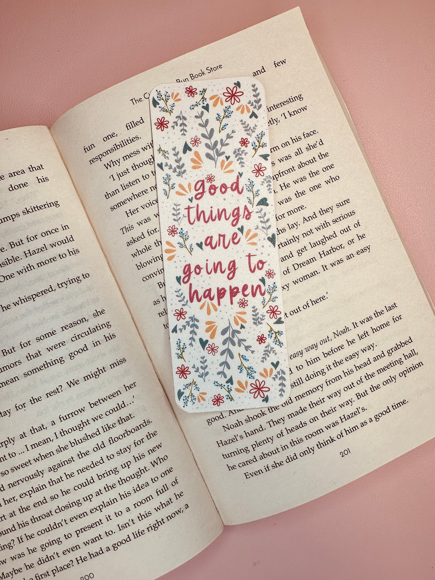 'Good things are going to happen' bookmark