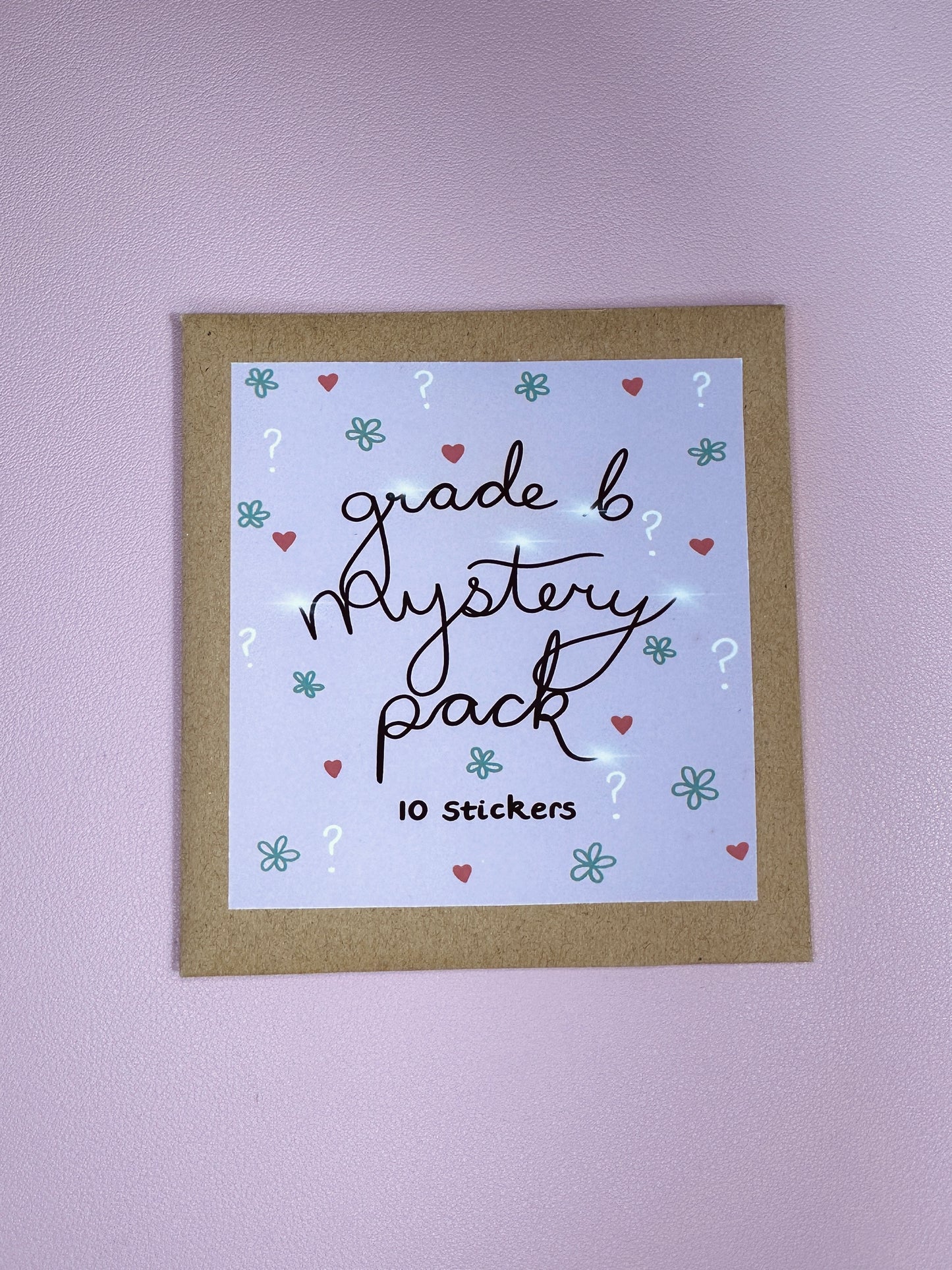 'Grade B Mystery Packs - 10 stickers'
