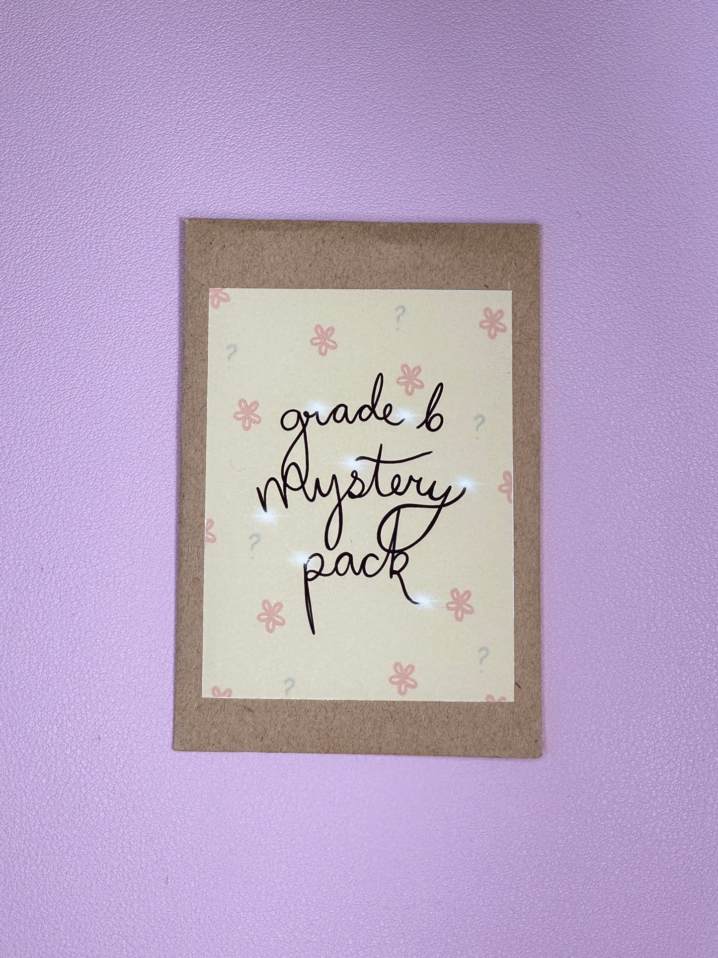 ‘Grade B Mystery Pack - 5 stickers’