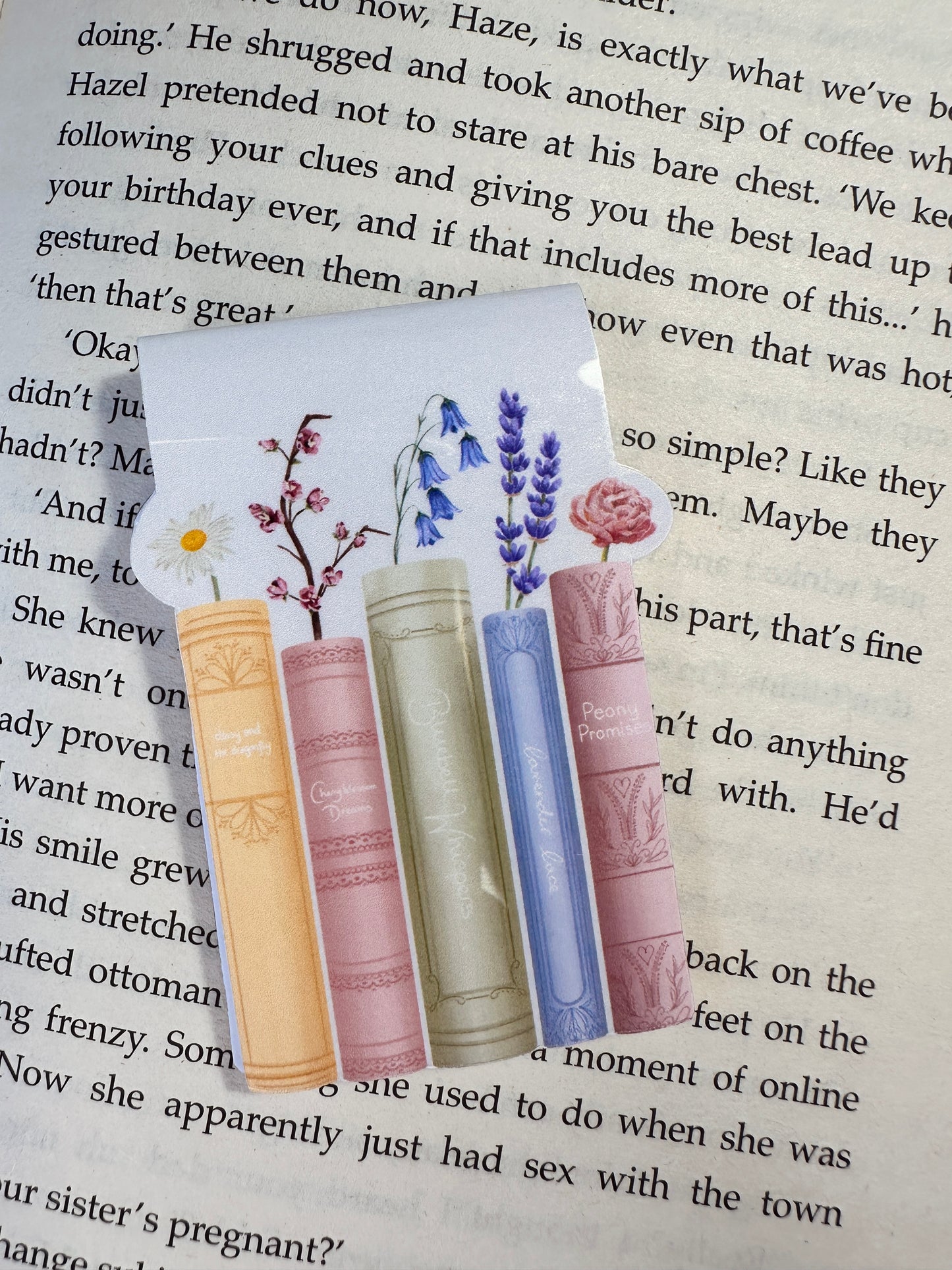 'Grow knowledge' magnetic bookmark
