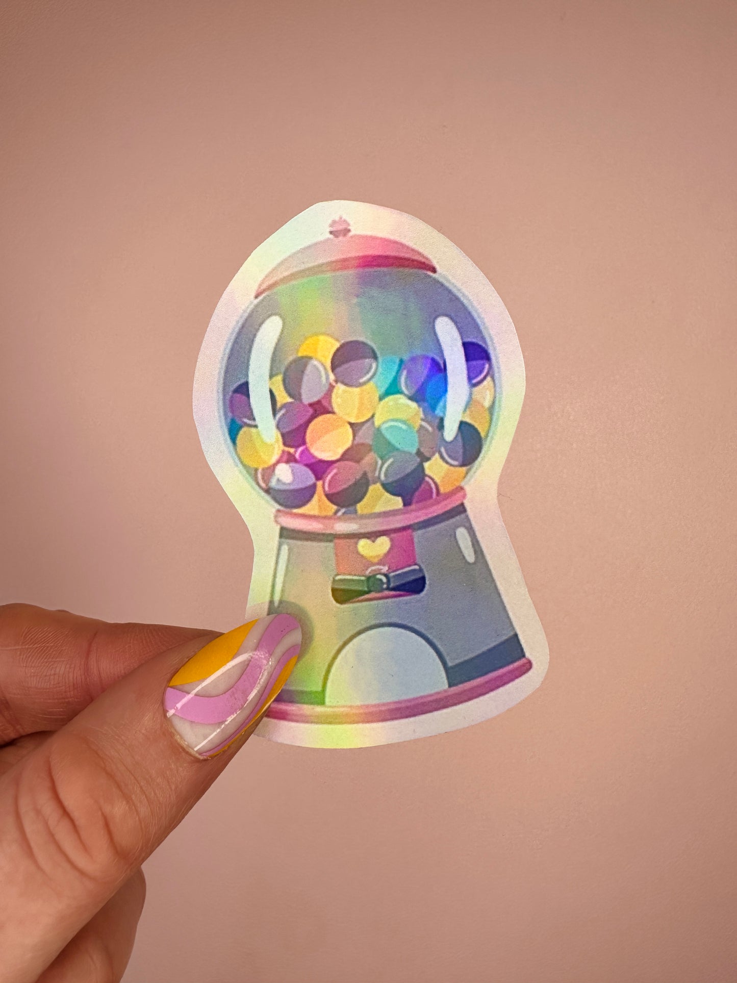 ‘Gumball machine’ sticker