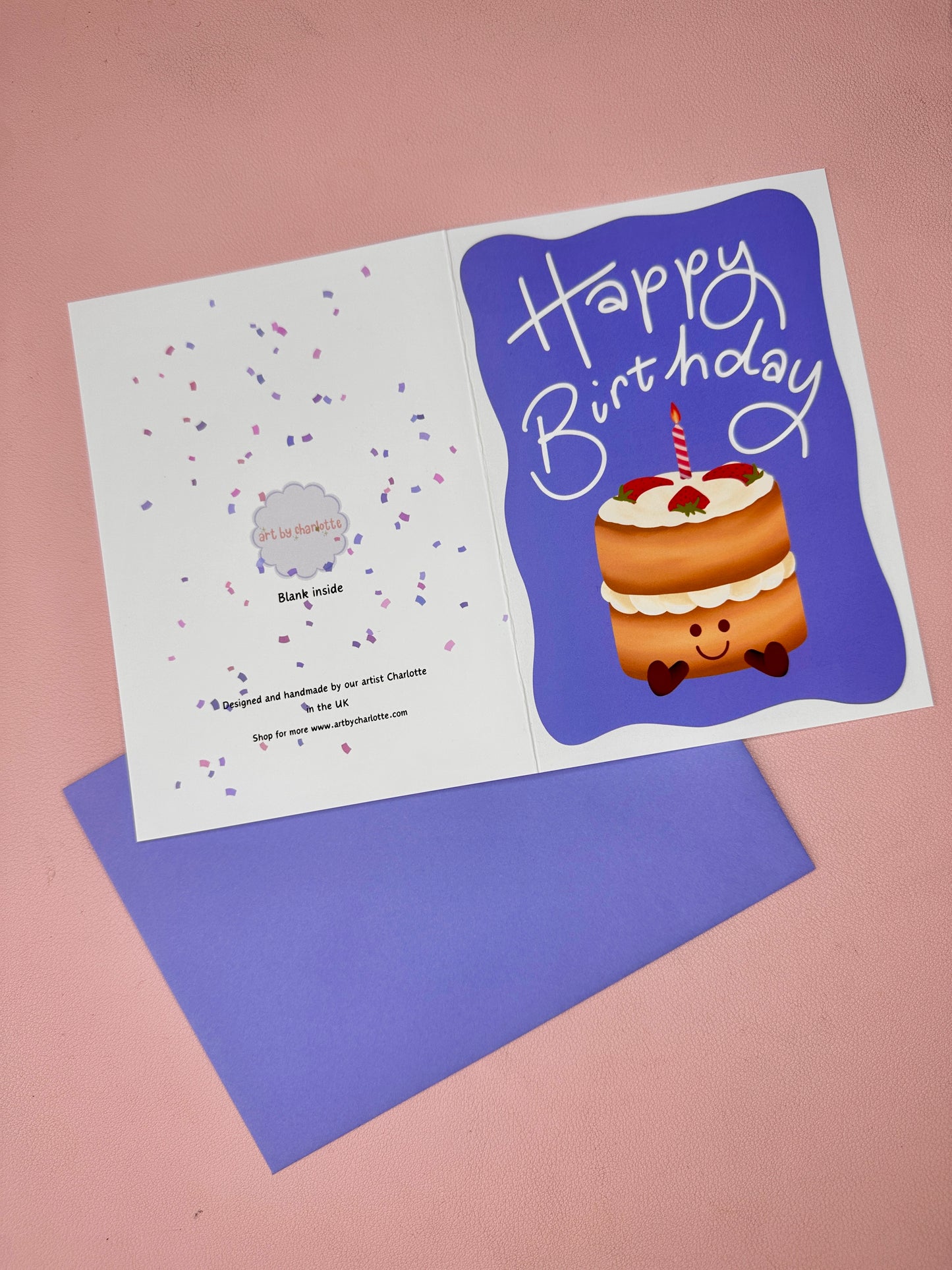 'Birthday jelly cake' Birthday card