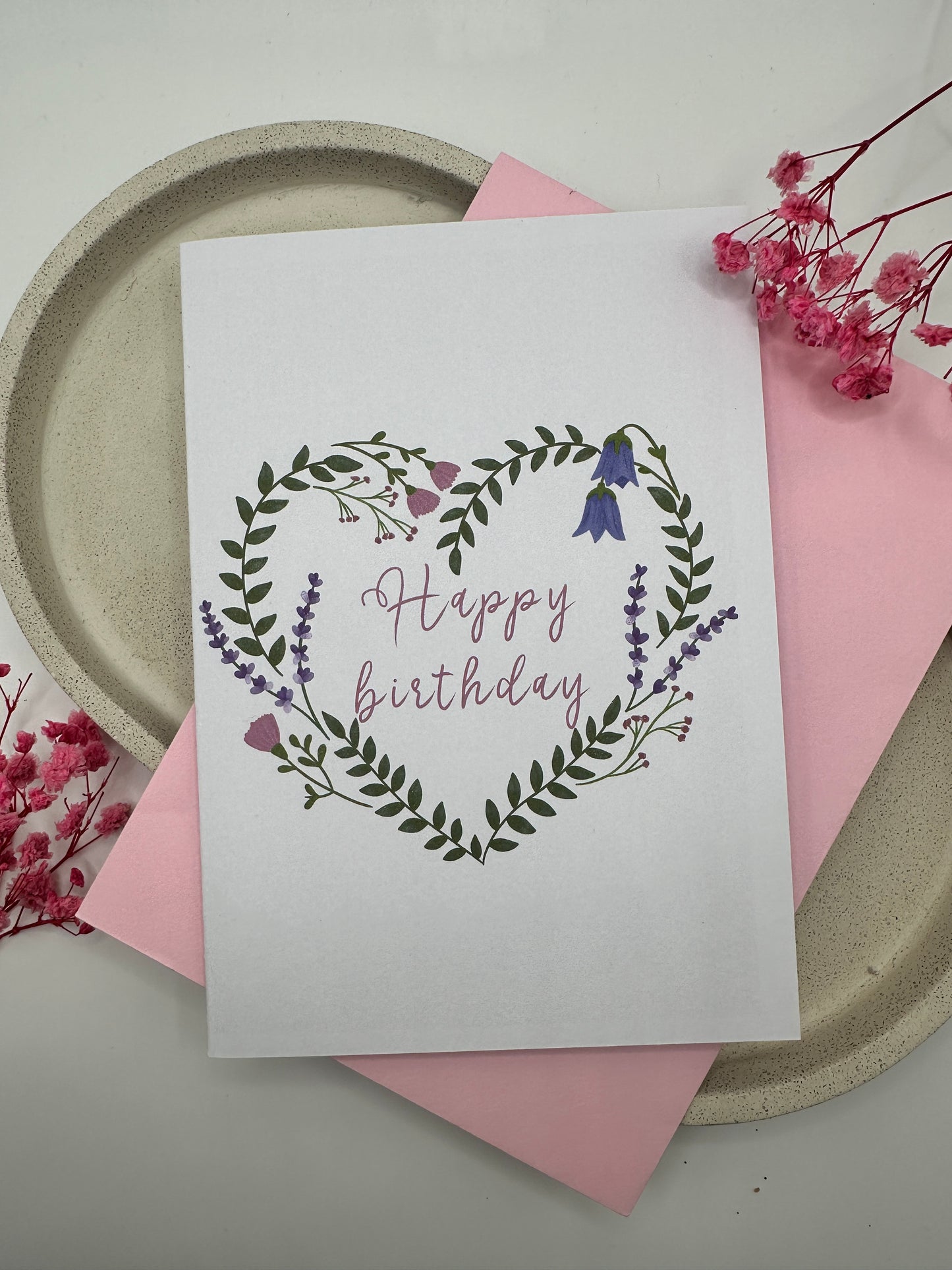 Floral birthday cards