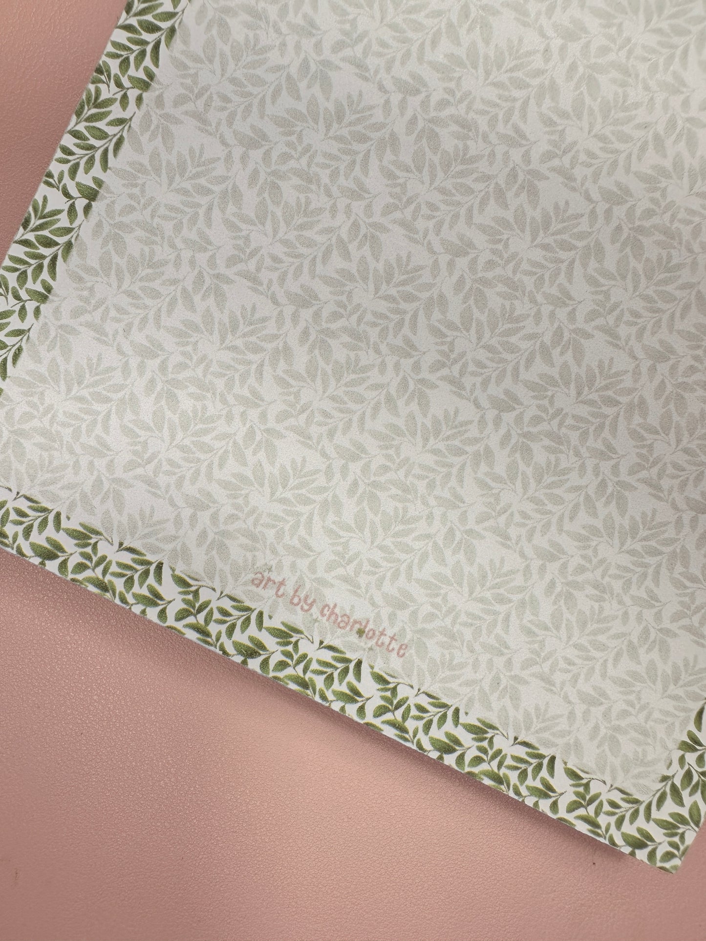 'Leaf your notes here' memo pads