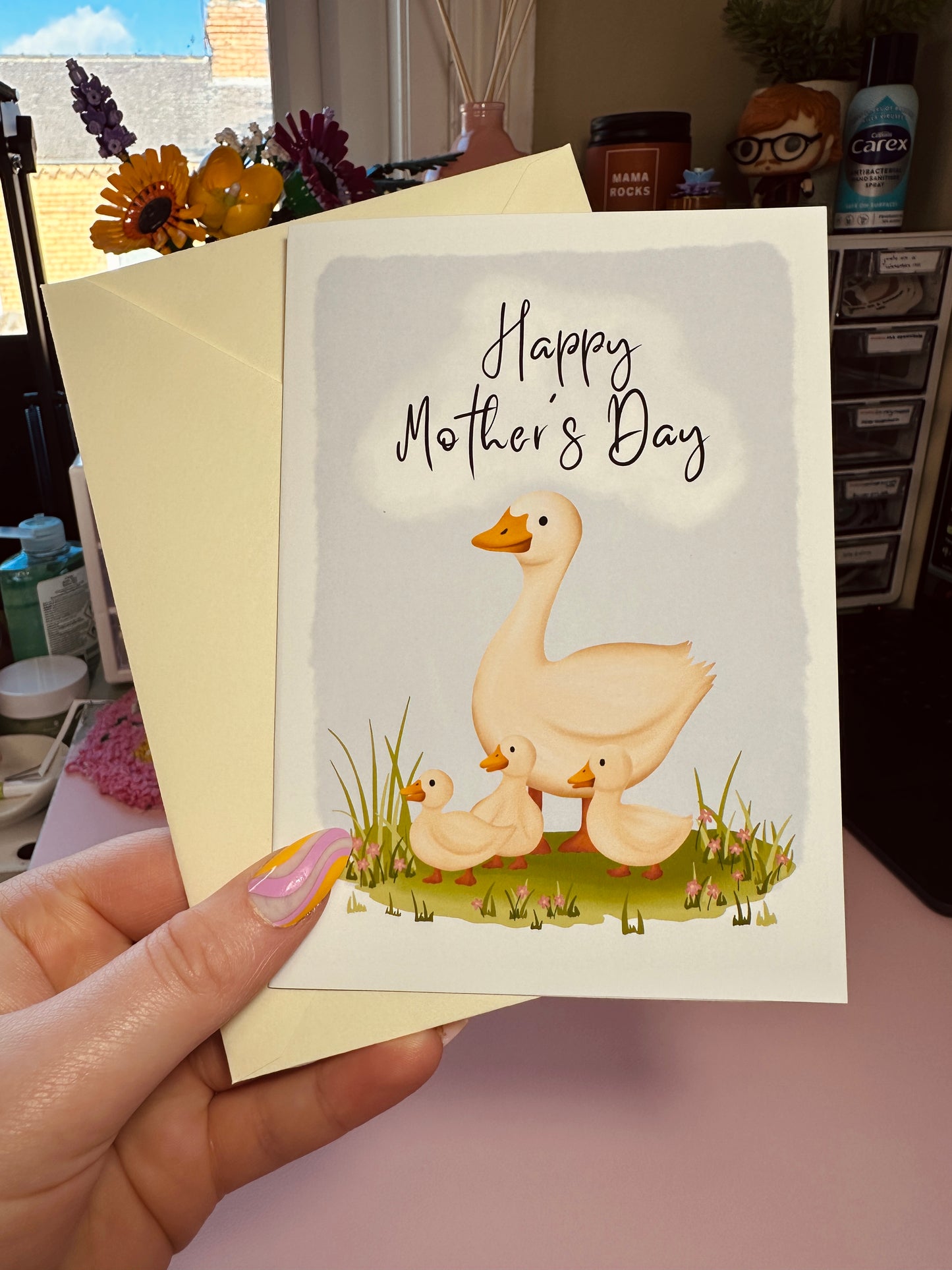 'Mother Duck' Greetings card