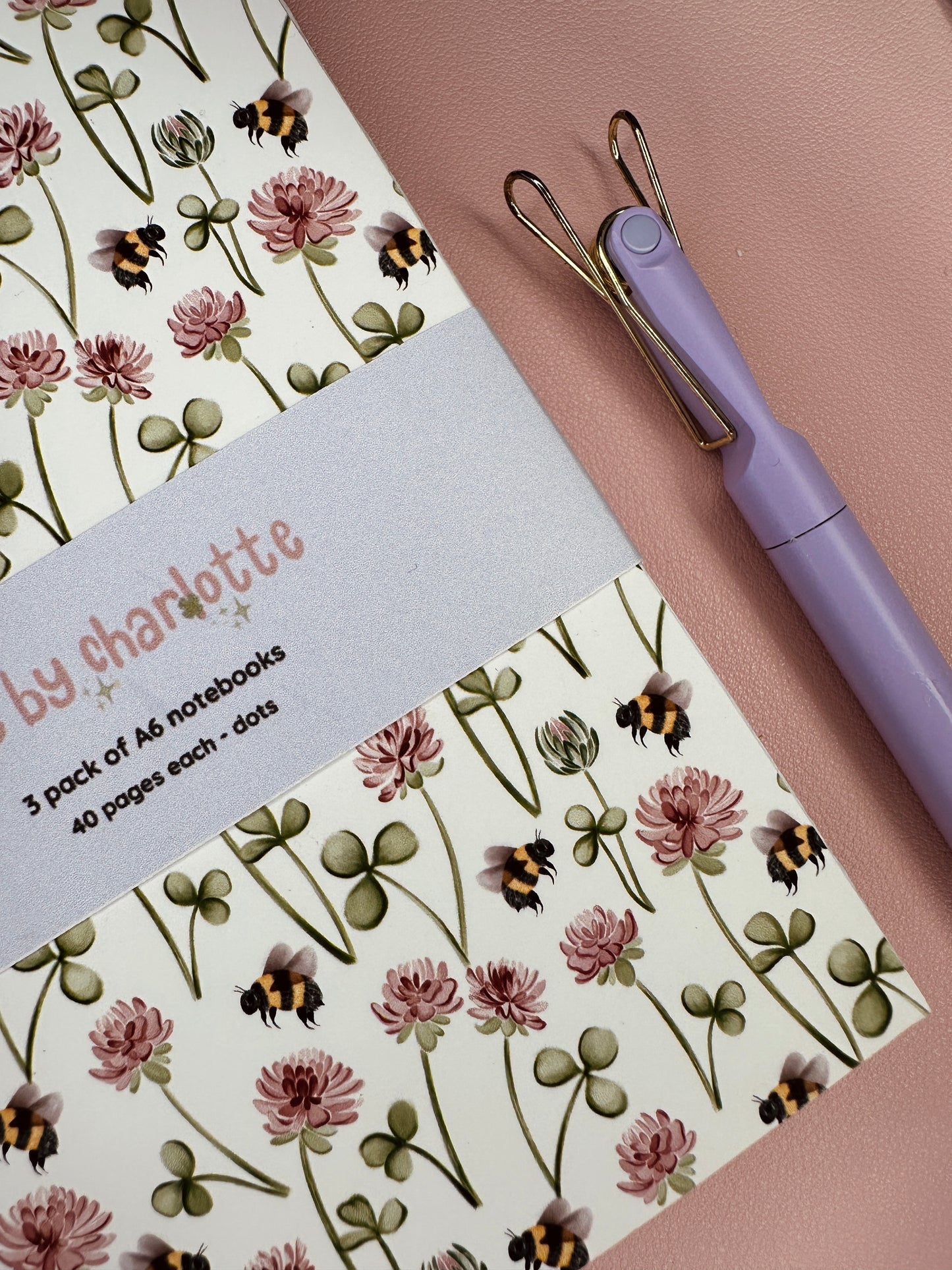 Nature pattern notebooks - Pack of 3