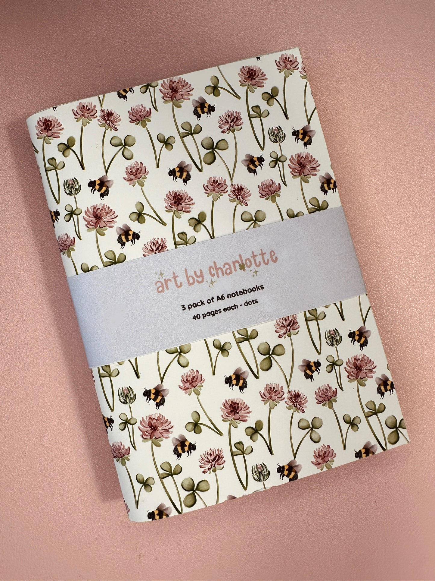 Nature pattern notebooks - Pack of 3