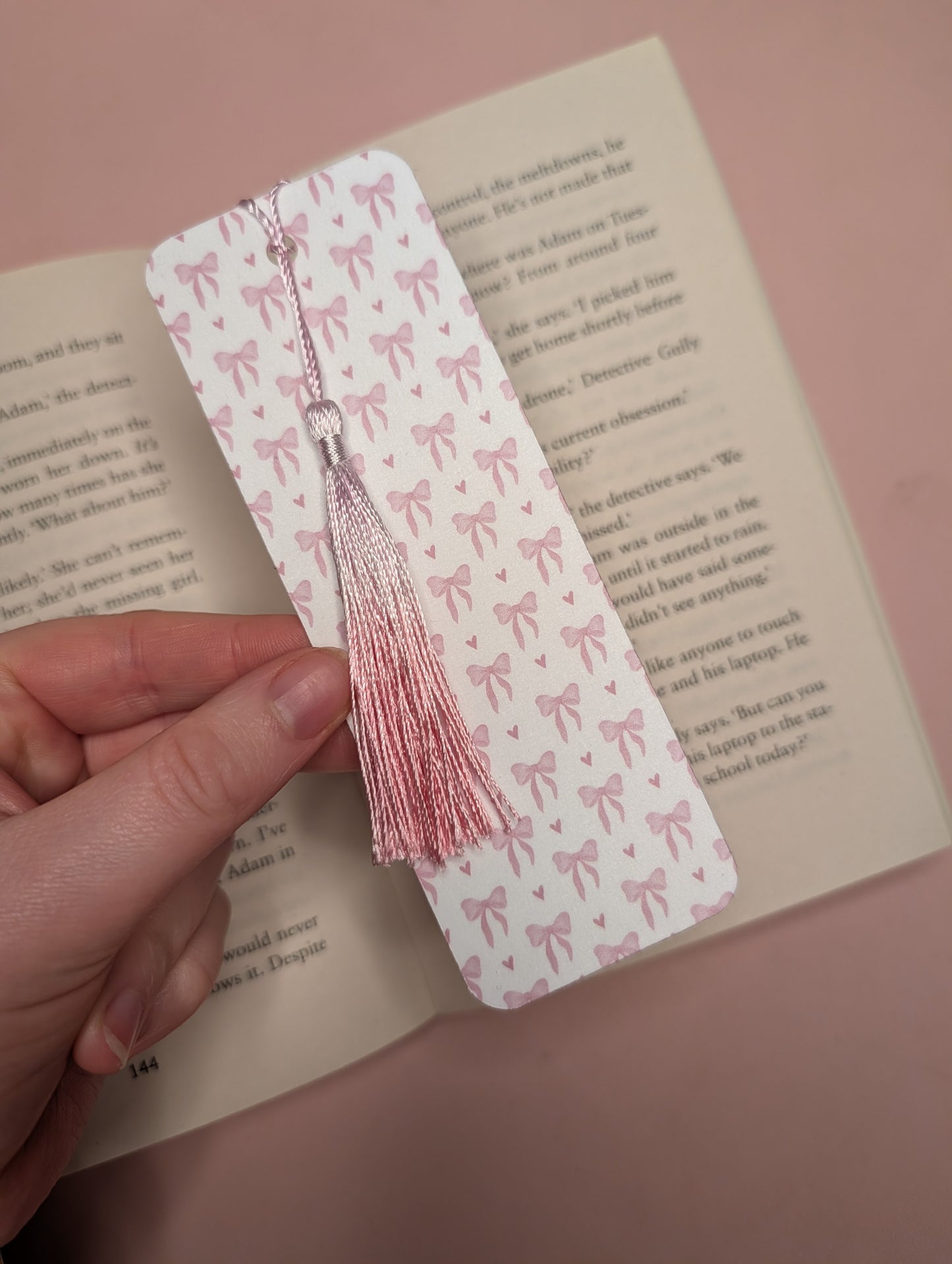 'Pink Girly' Bookmark