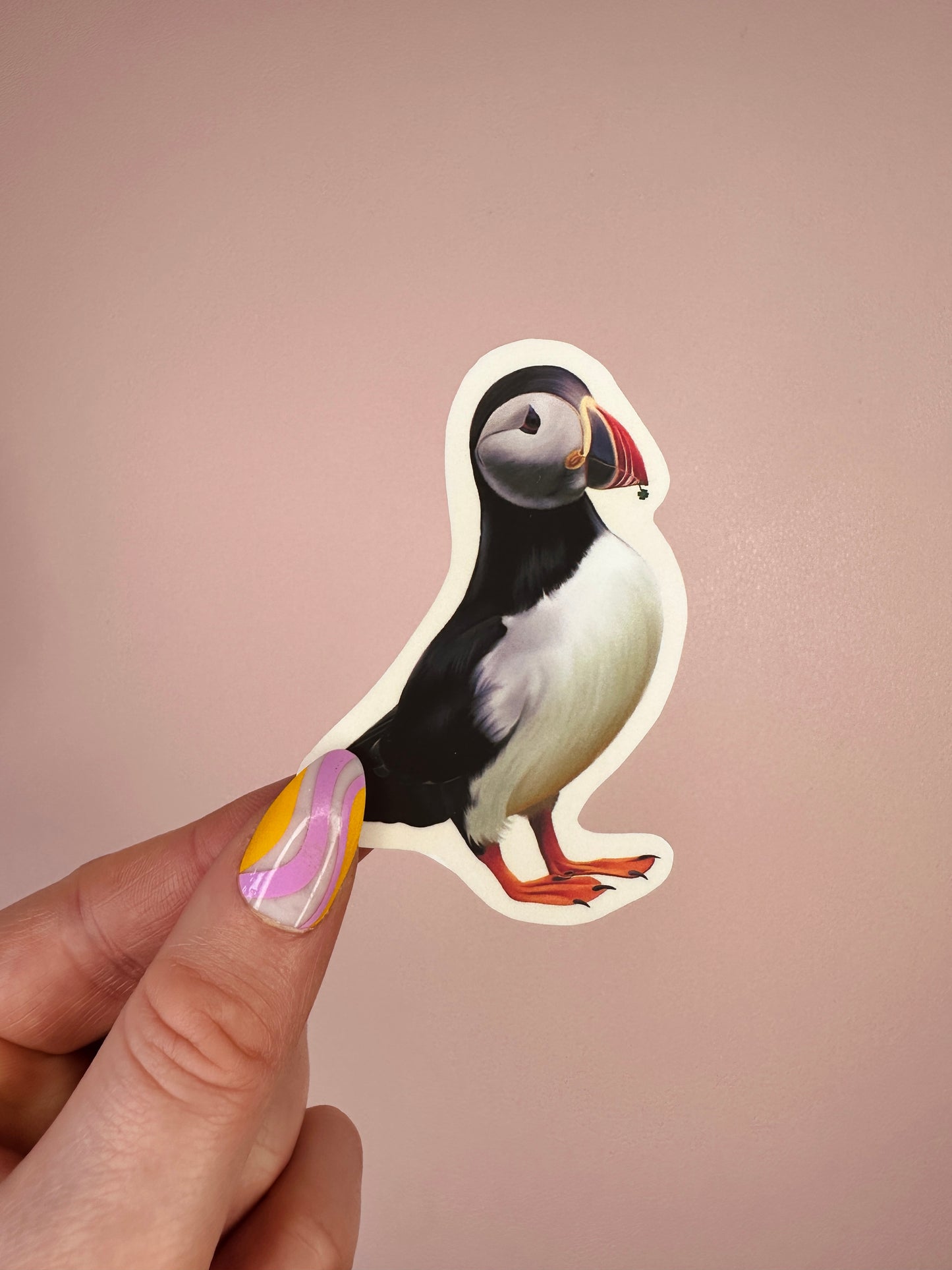 ‘Pesky puffin’ sticker