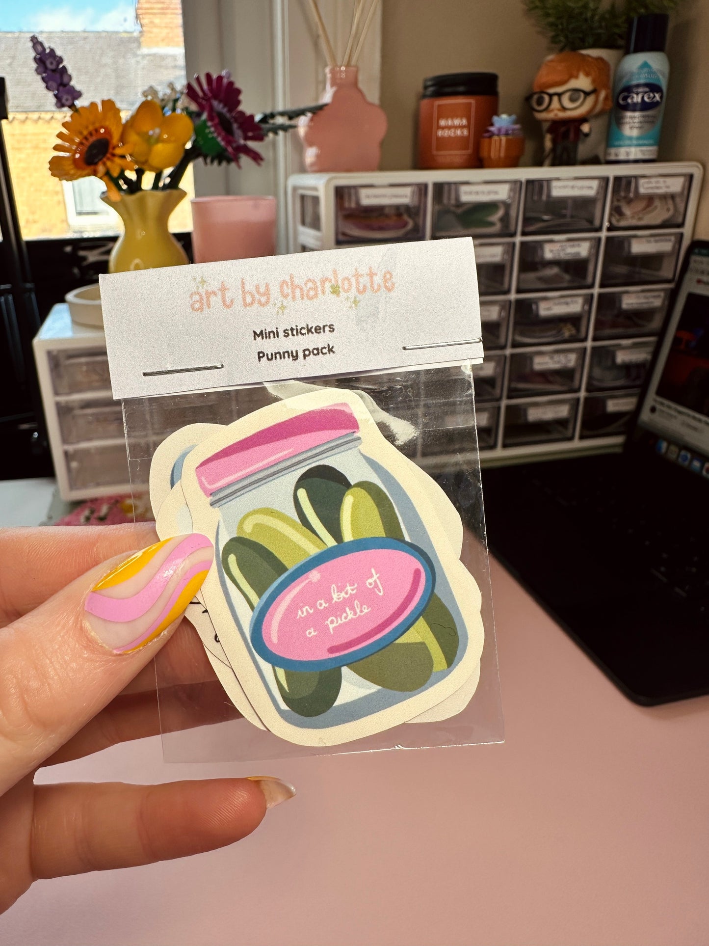 Mini sticker packs