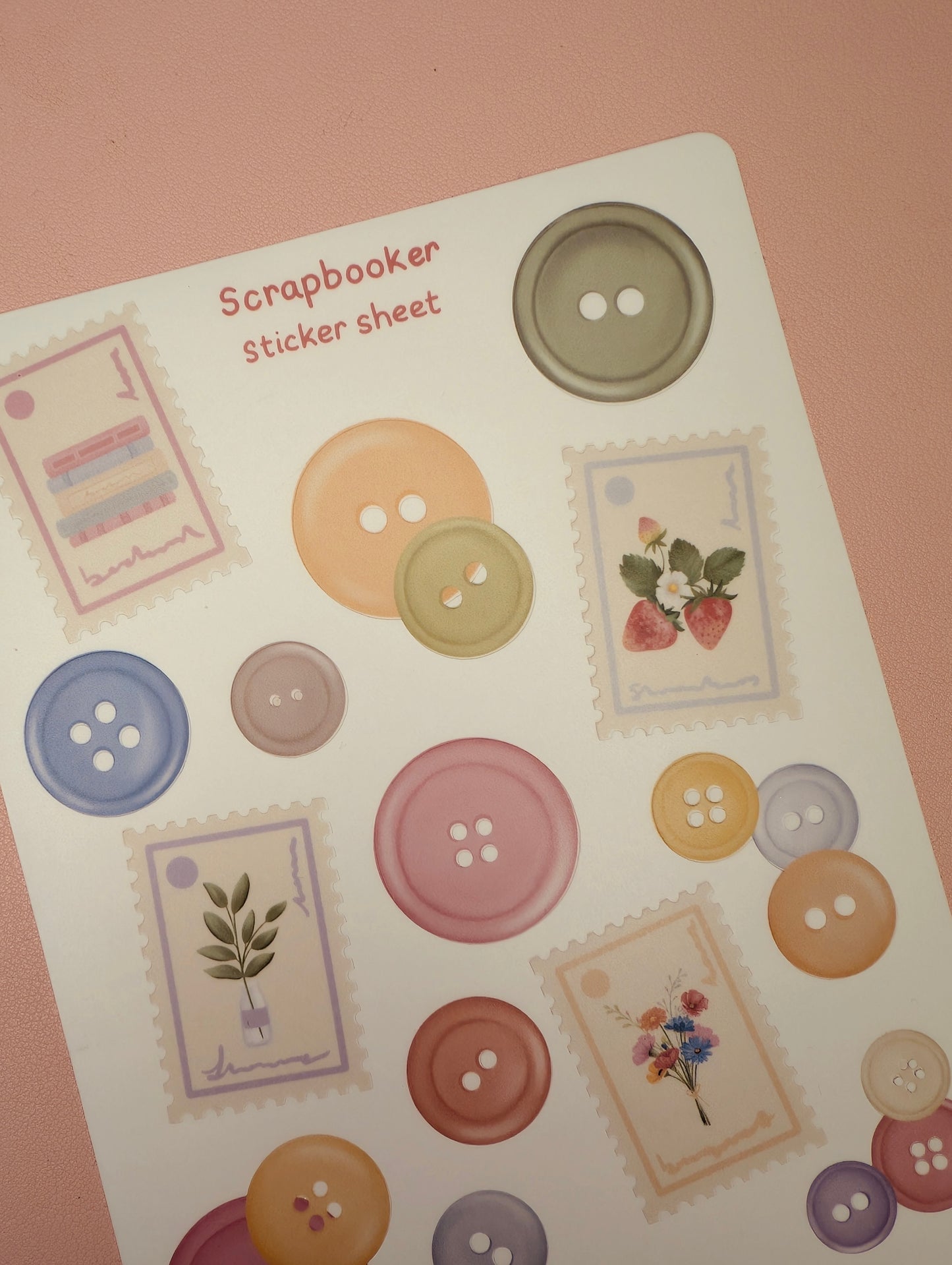 'Scrapbooker' Sticker sheet pack