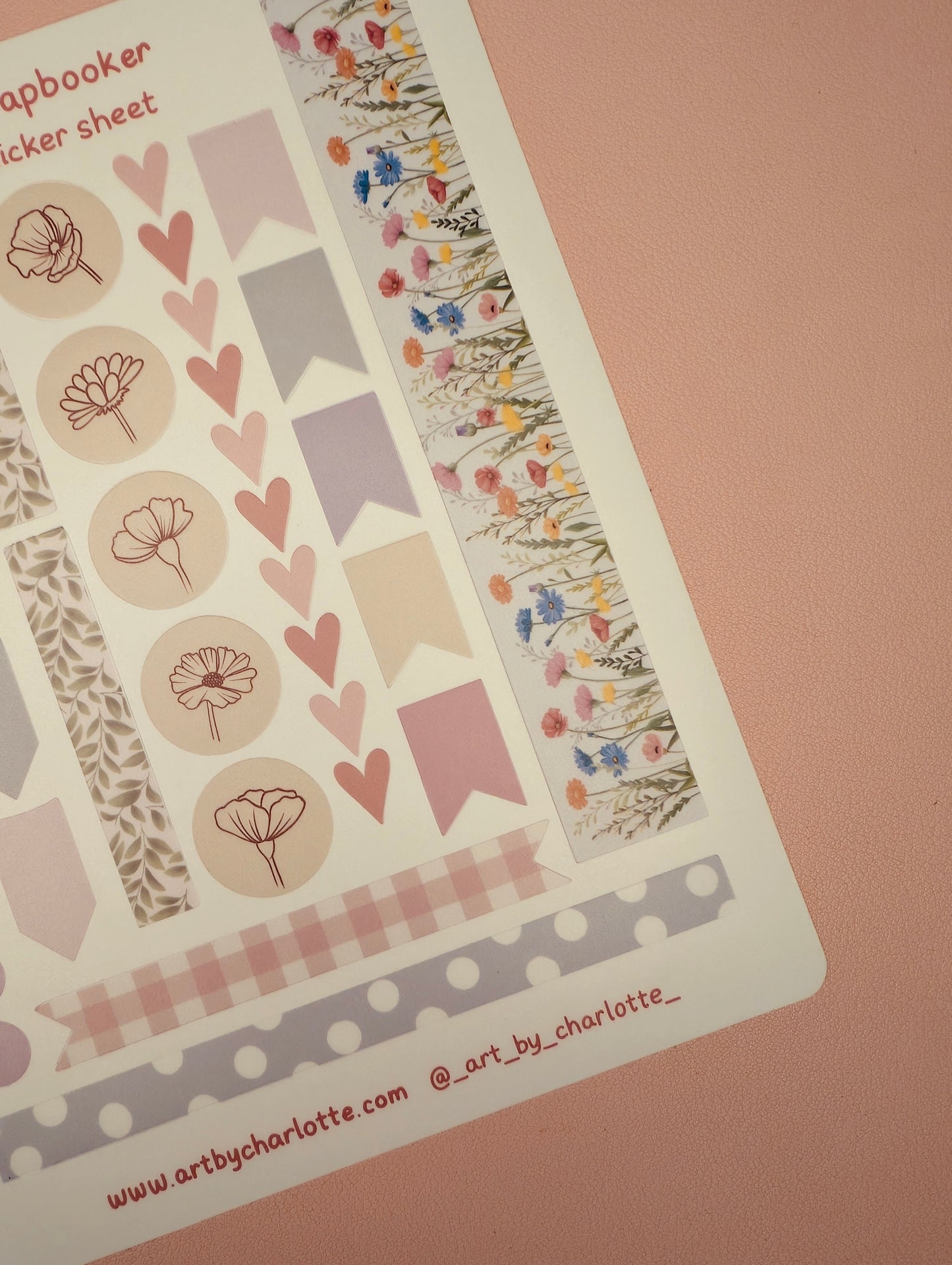 'Scrapbooker' Sticker sheet pack
