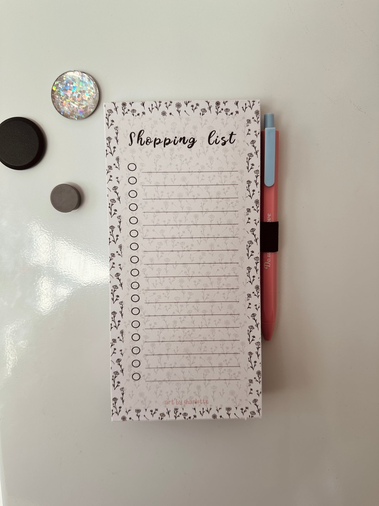 'Simply floral' Shopping list