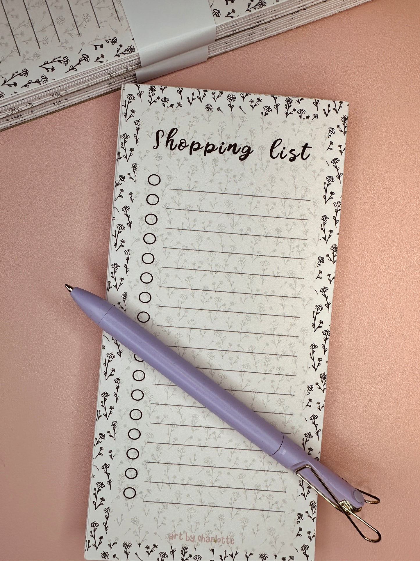 'Simply floral' Shopping list