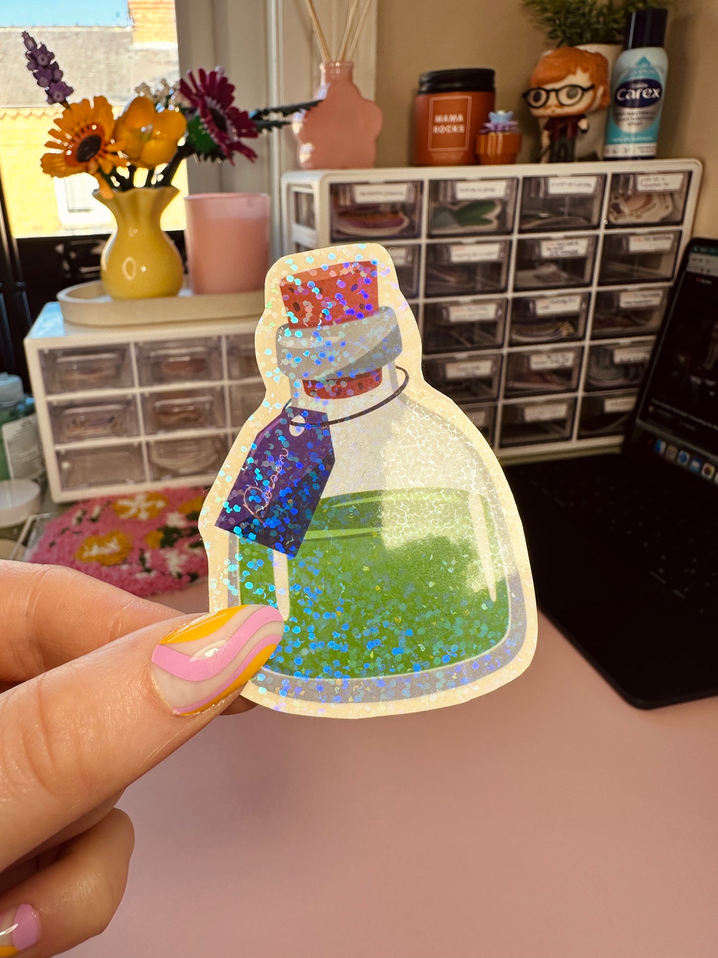 ‘Simply poison’ sticker