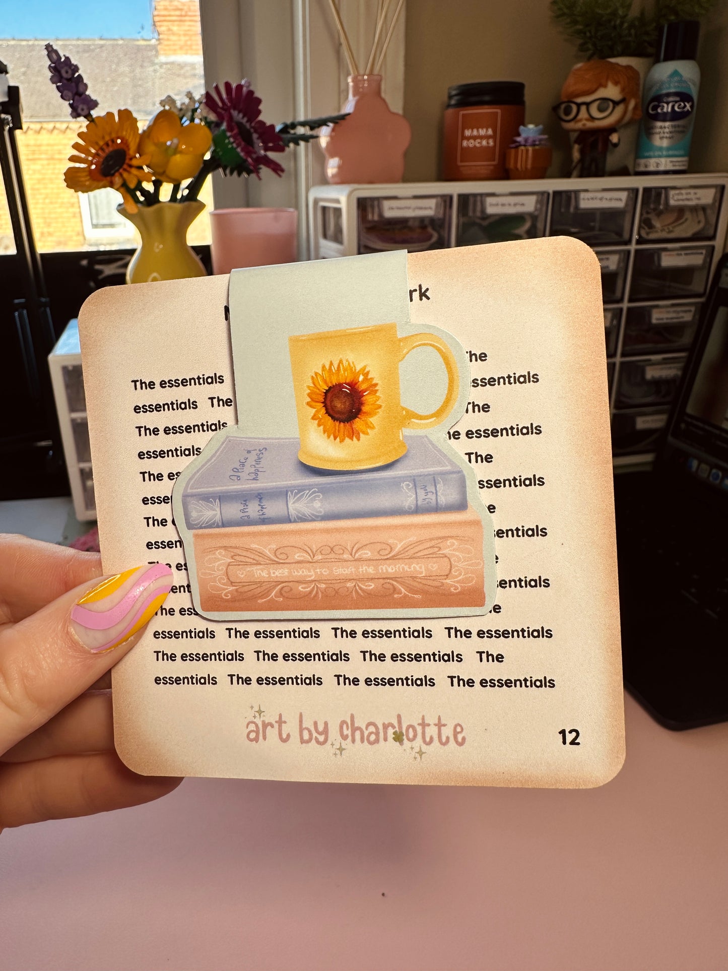 'The essentials' magnetic bookmark