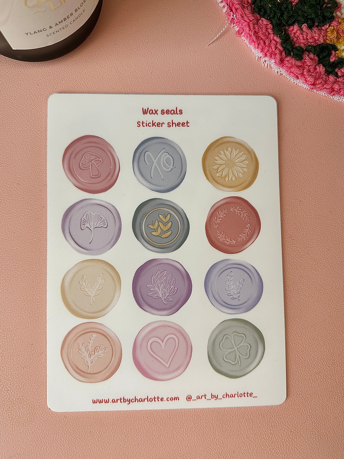 'Wax Seal' Sticker sheet