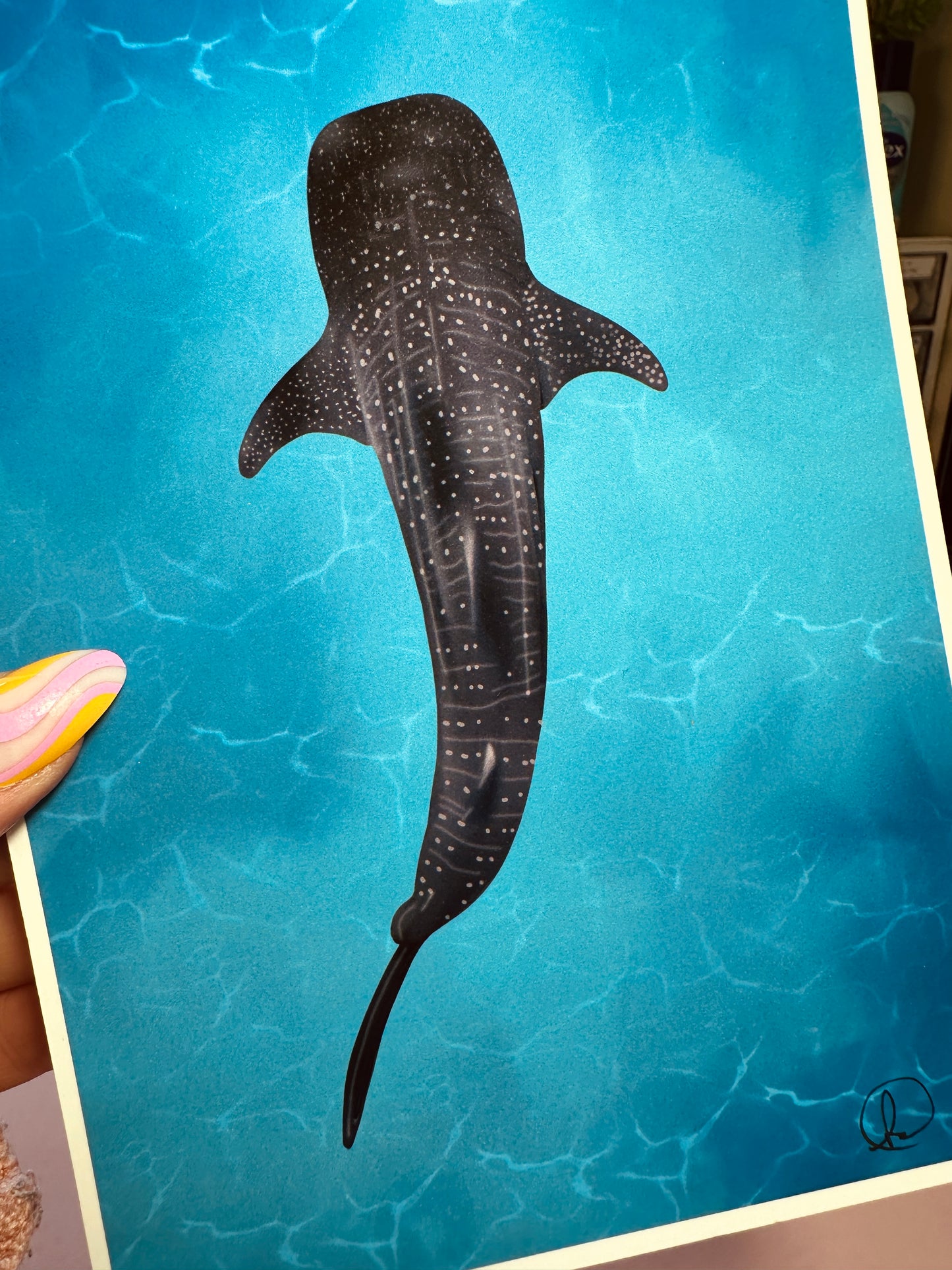 Whale, whale, whale print