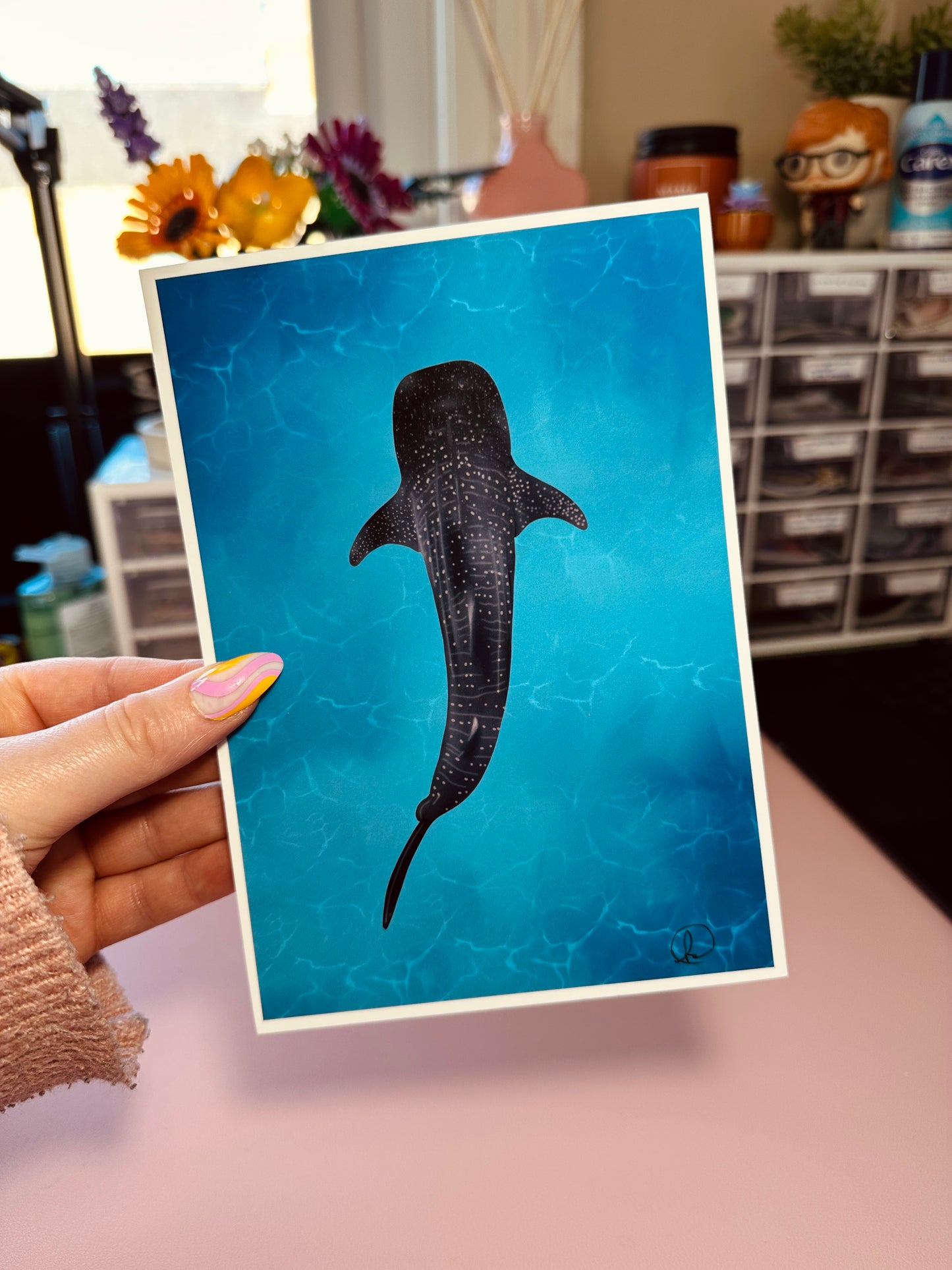 Whale, whale, whale print
