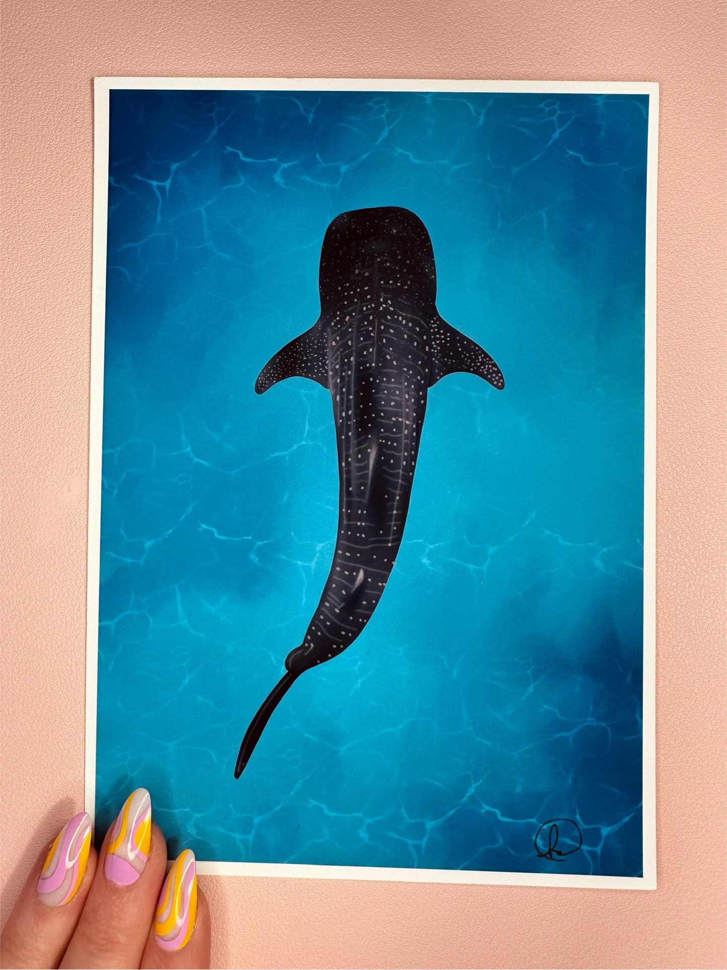 Whale, whale, whale print
