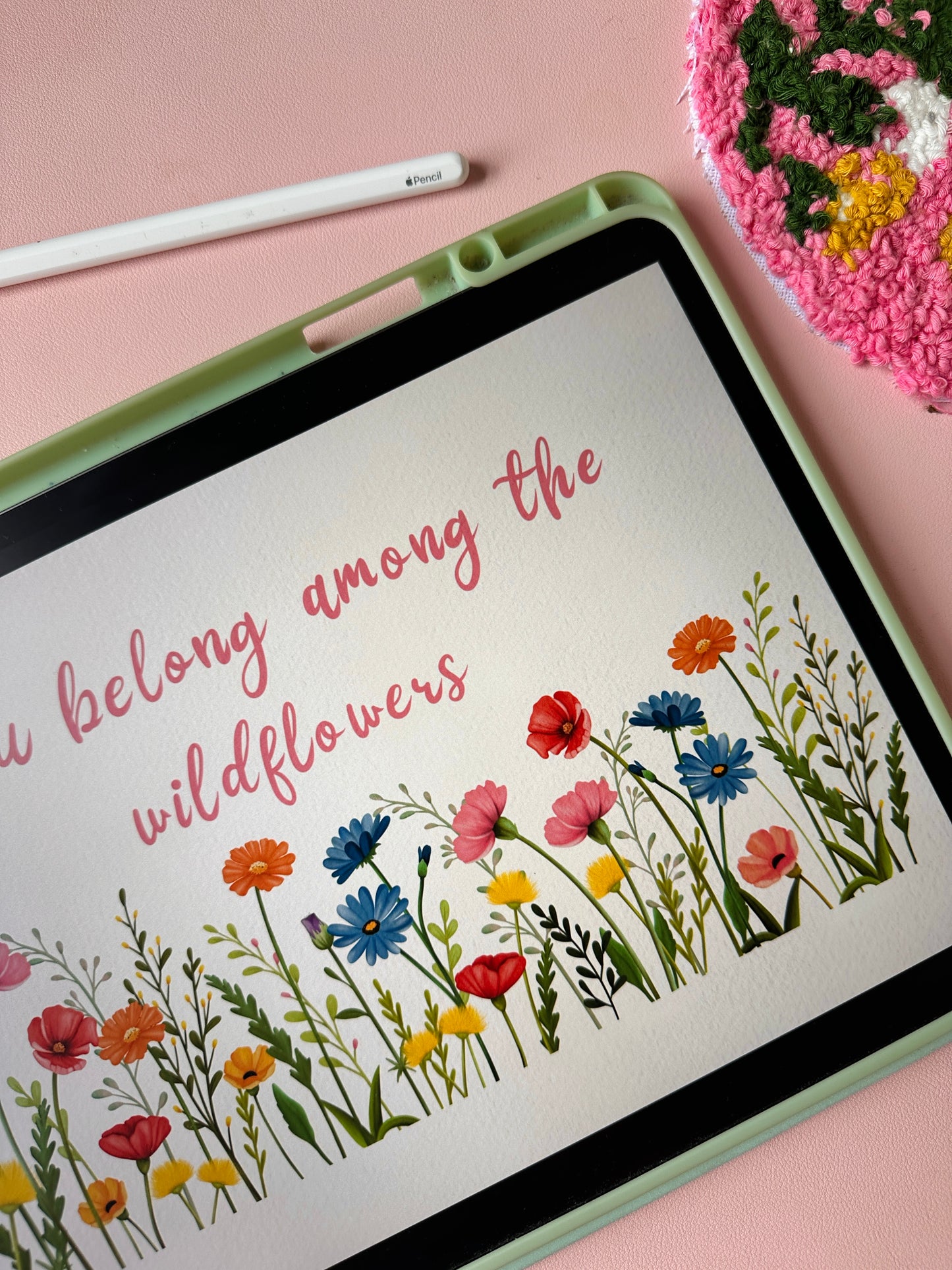 'You belong among the wildflowers' Print