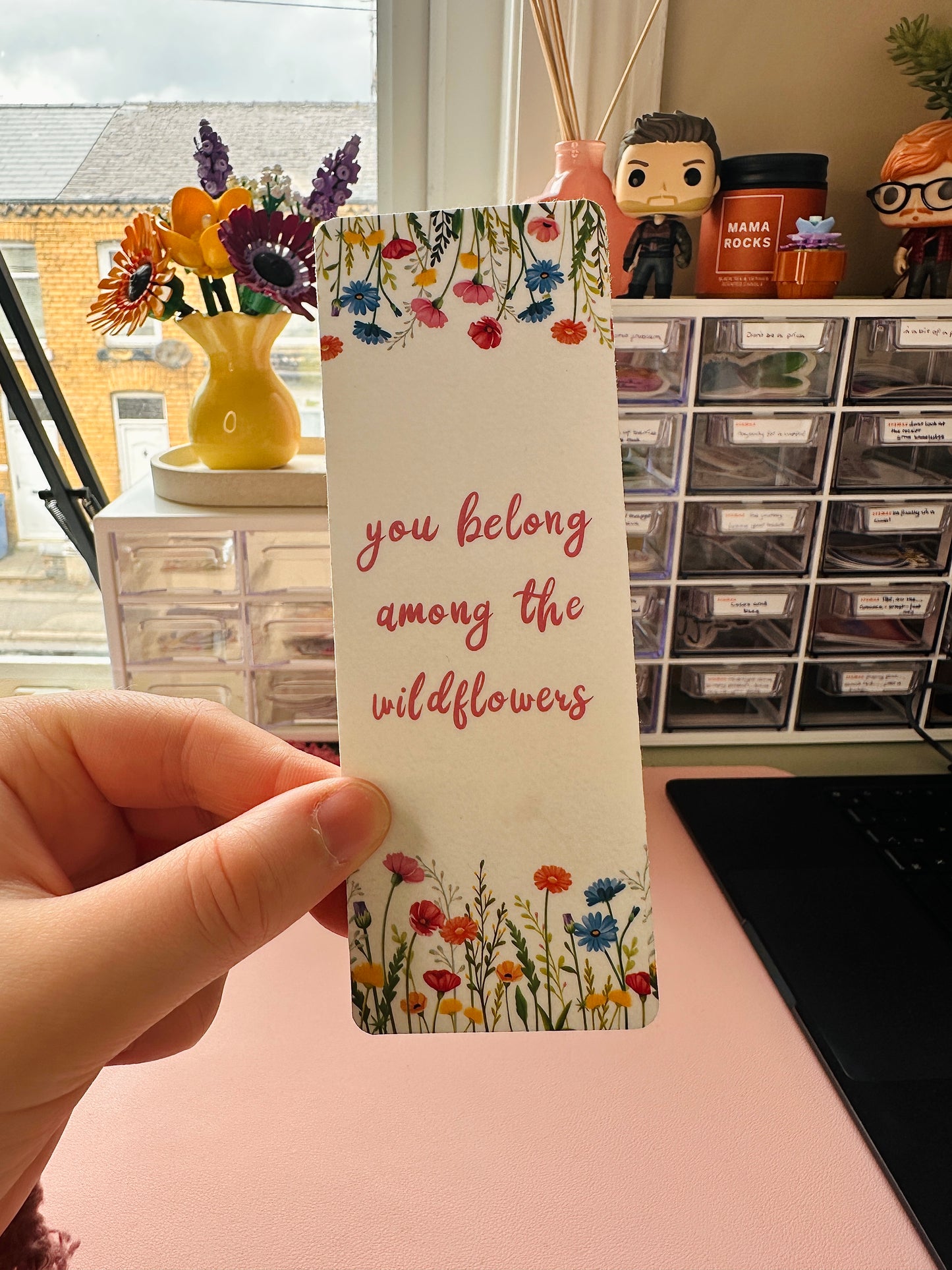 'You belong among the wildflowers' Bookmark