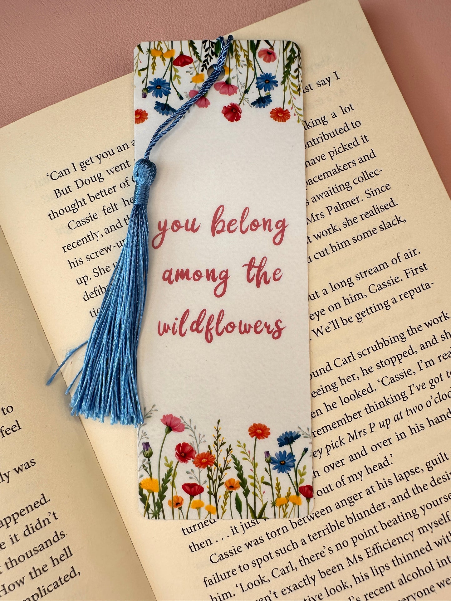 'You belong among the wildflowers' Bookmark