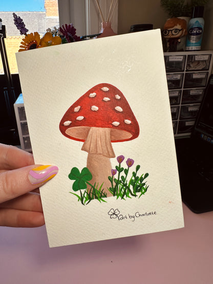 'A Little Mushroom' mini original