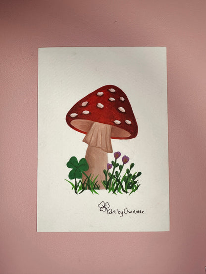 'A Little Mushroom' mini original