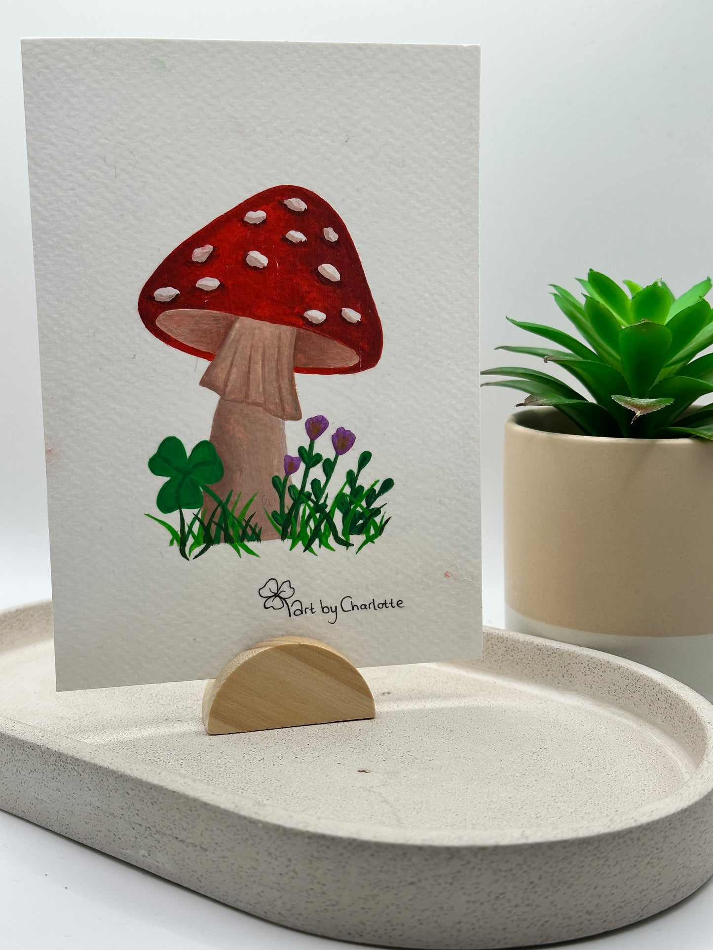 'A Little Mushroom' mini original