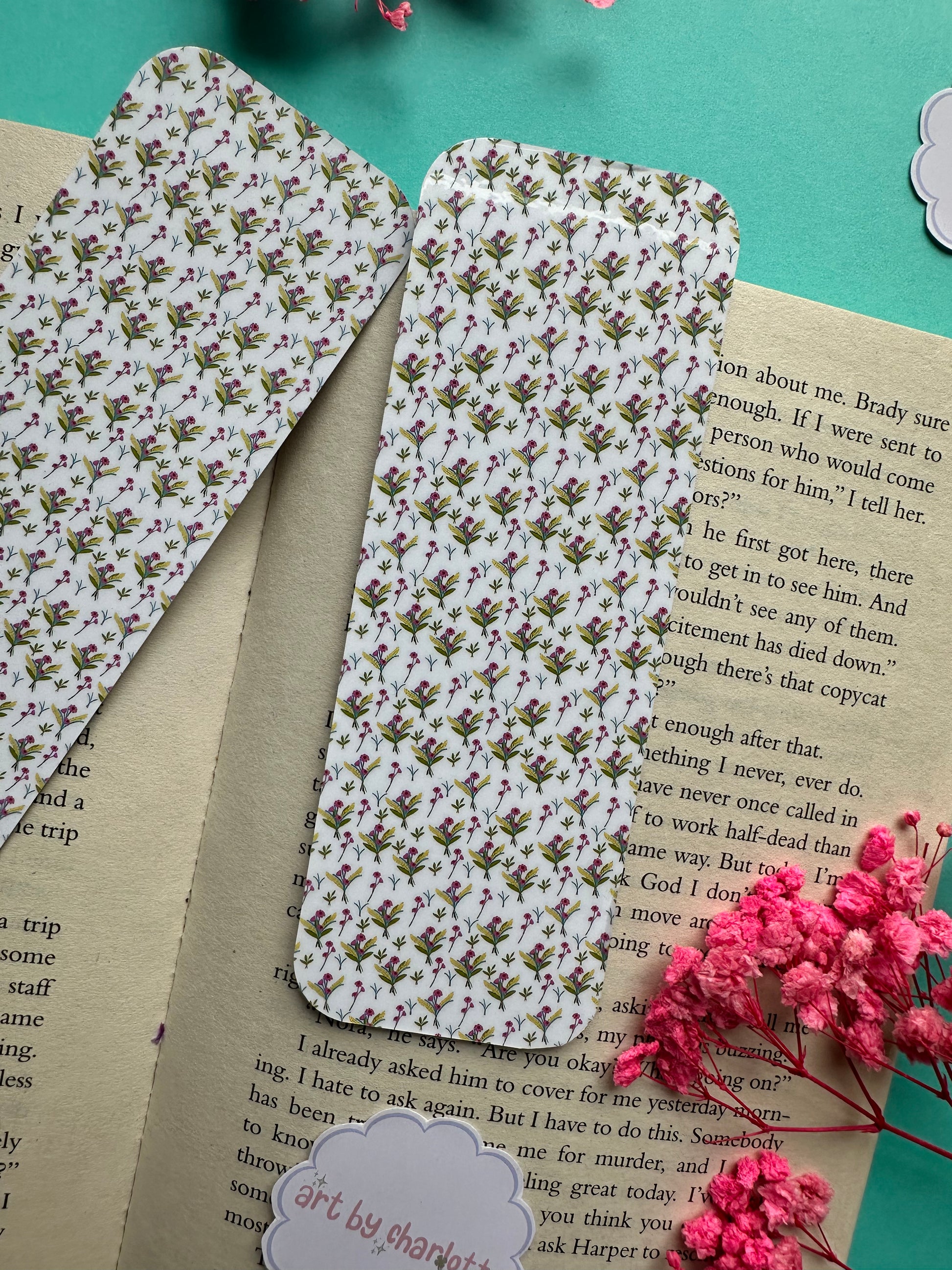 'A Lovely Bunch' Bookmark - Art by Charlotte #