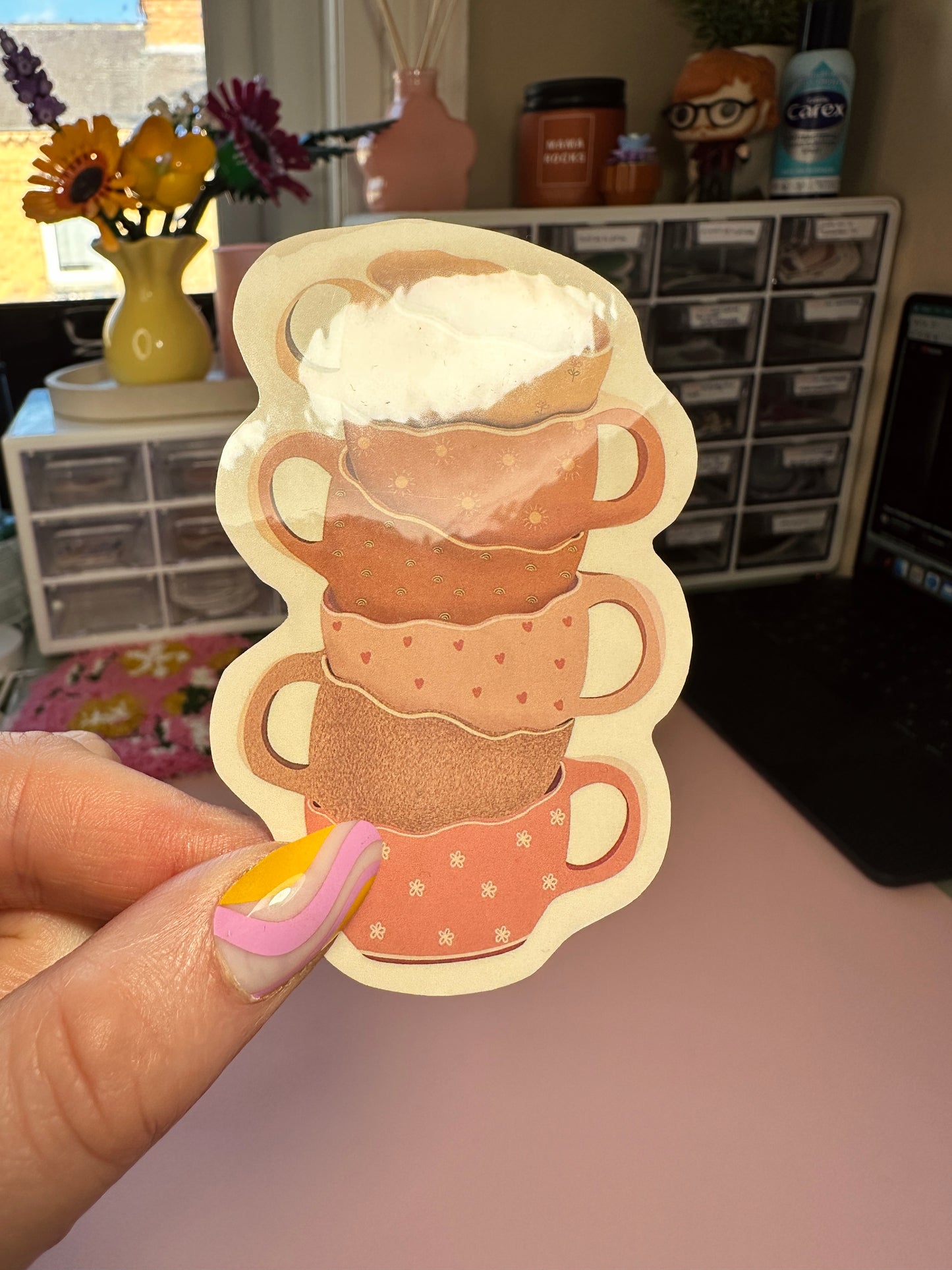 ‘Anybody for a cuppa?’ Sticker