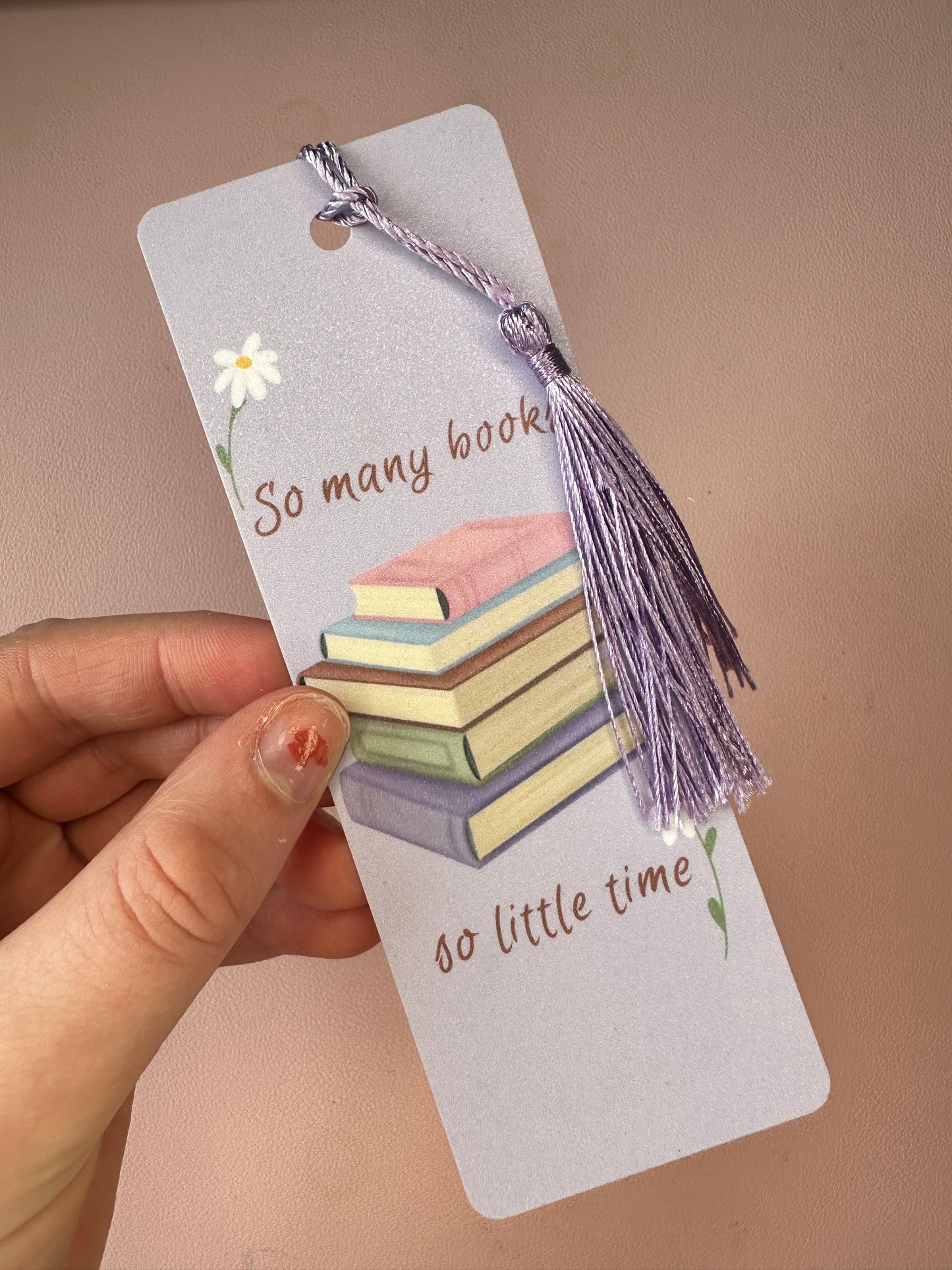 'So many books...so little time' Bookmark