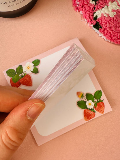 'Berry special' mini memo-pad