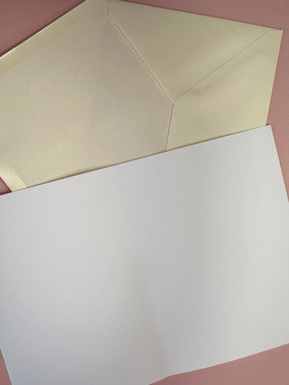 A birthday toast card