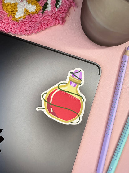 ‘Blood red potion’ sticker