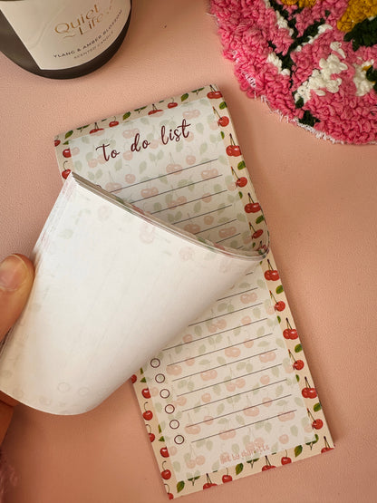 'Cherry-ish us' to do list